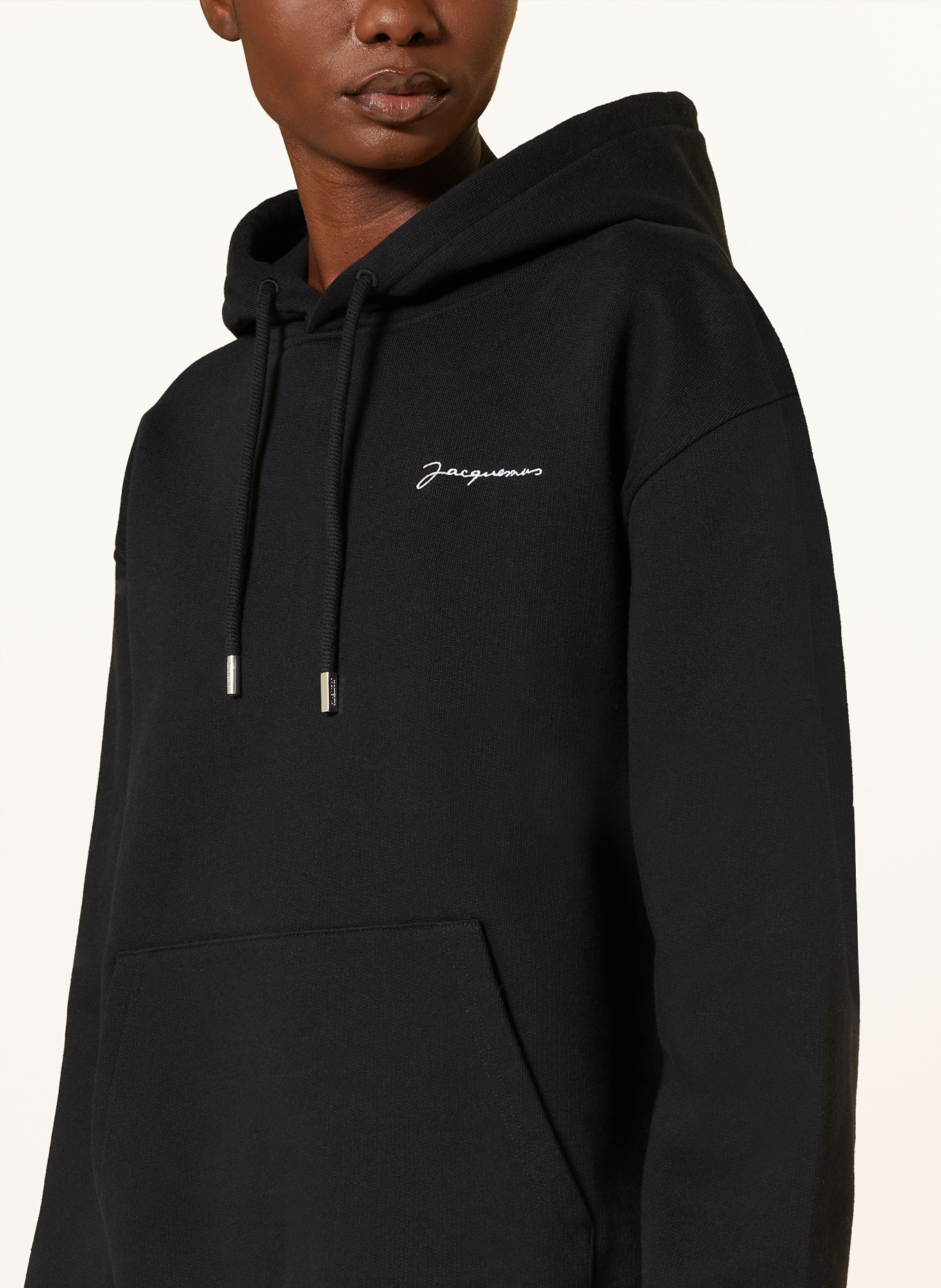 JACQUEMUS Hoodie LE SWEATSHIRT BRODE, Farbe: SCHWARZ (Bild 5)