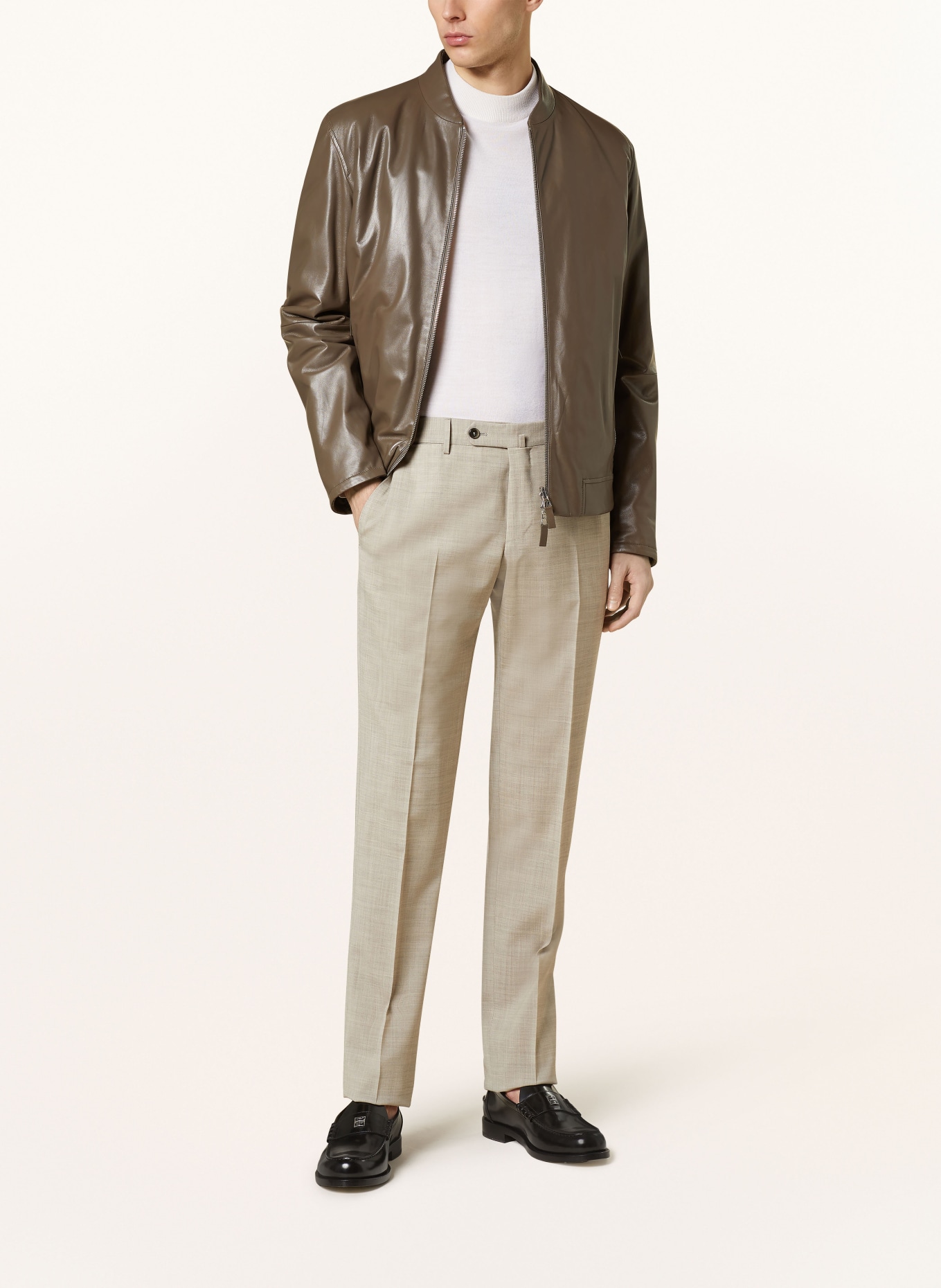 PT TORINO Trousers slim fit, Color: 0060 BEIGE (Image 2)