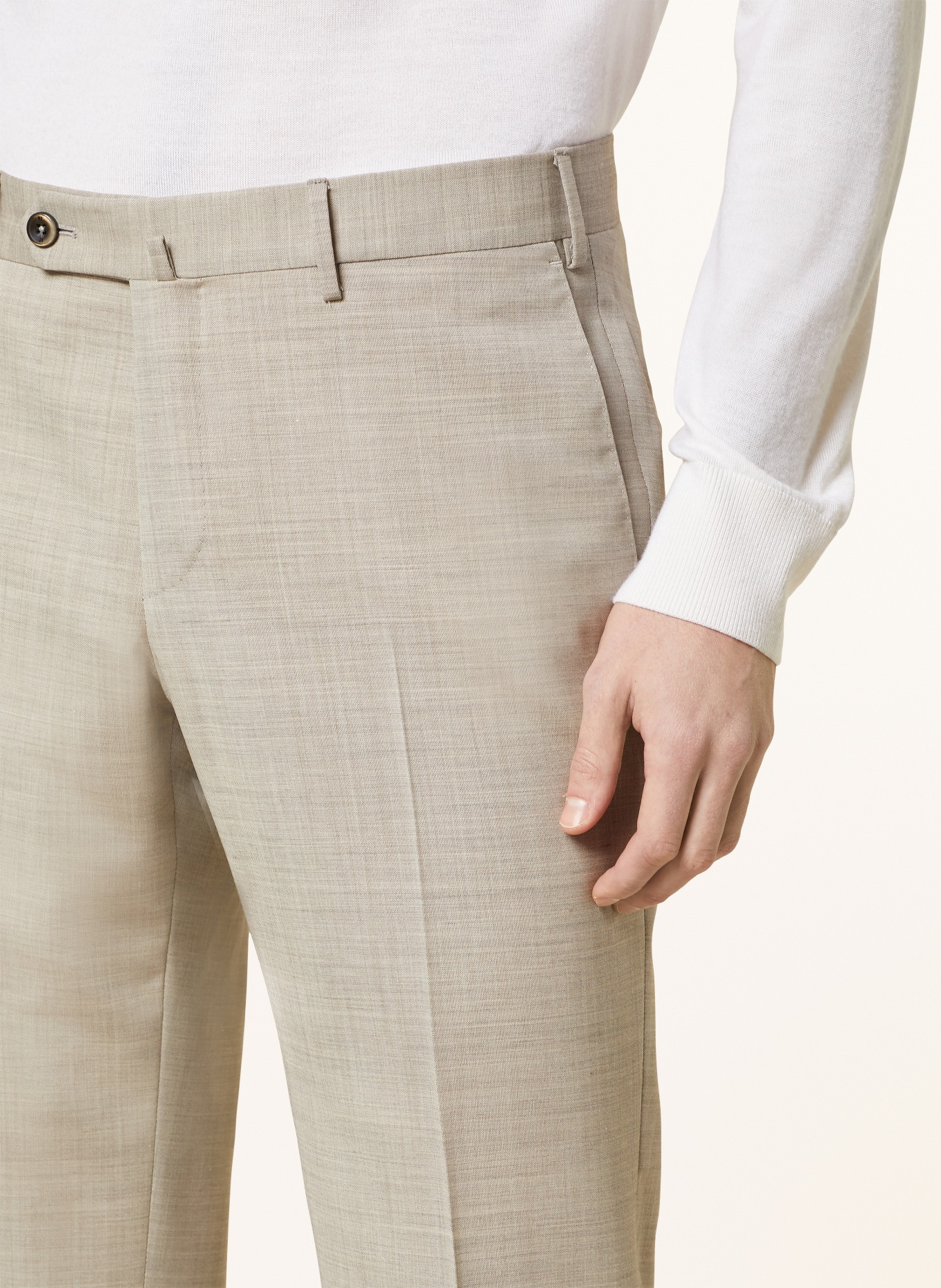 PT TORINO Spodnie slim fit, Kolor: 0060 BEIGE (Obrazek 5)