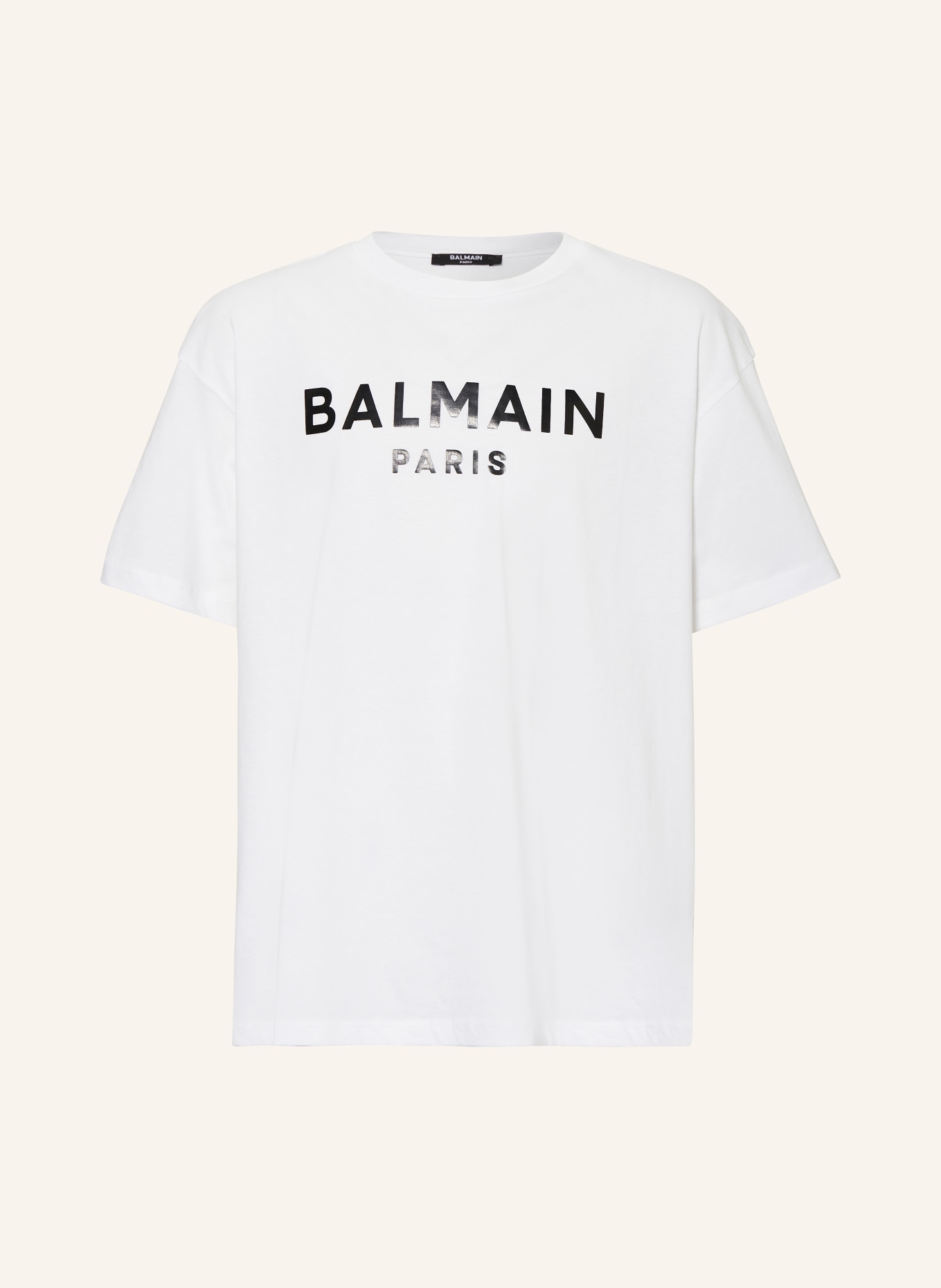 BALMAIN T-shirt, Kolor: BIAŁY/ CZARNY (Obrazek 1)