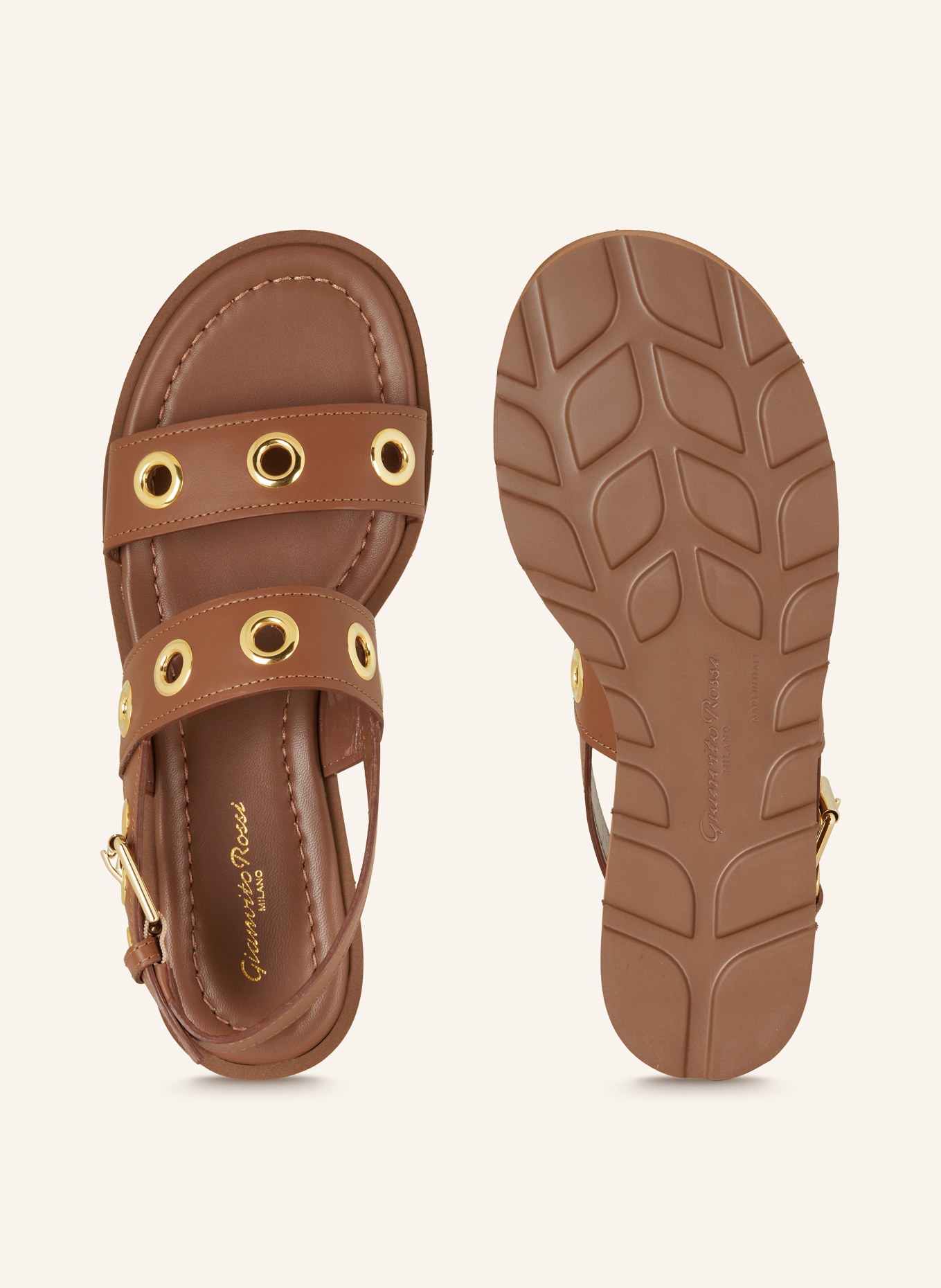 Gianvito Rossi Platform sandals, Color: BROWN (Image 5)