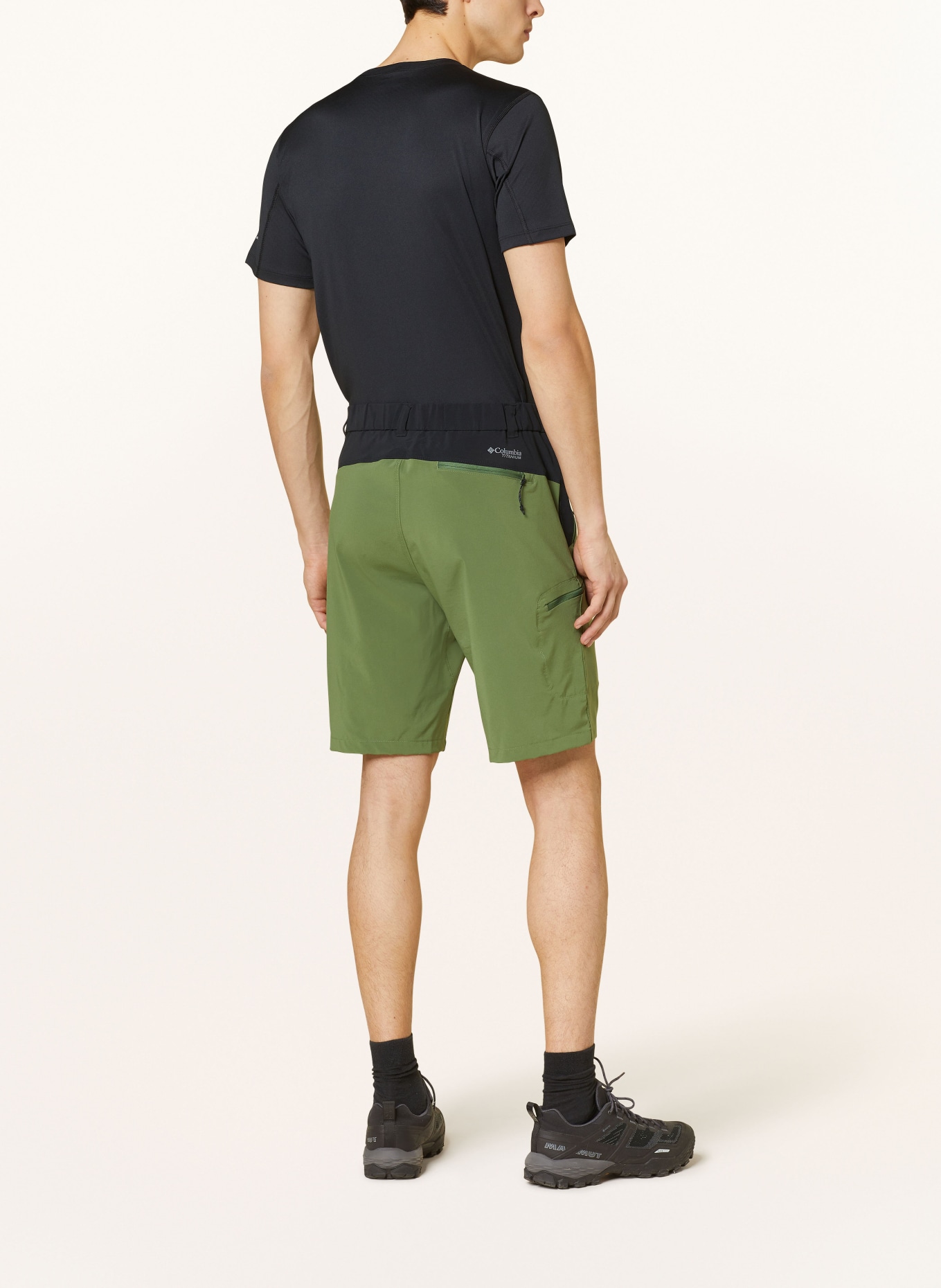 Columbia Shorts TRIPLE CANYON™ II, Color: GREEN/ BLACK (Image 3)