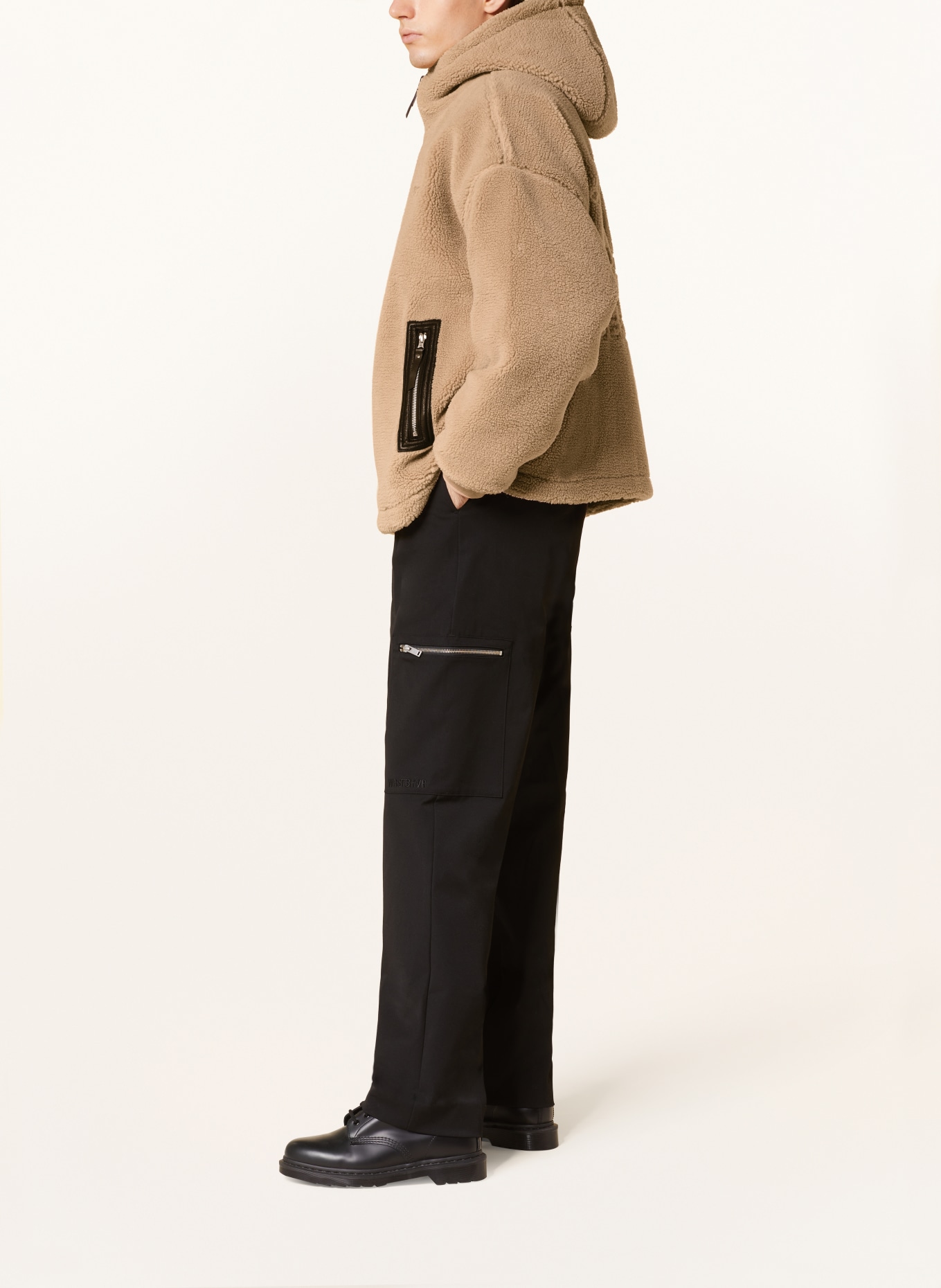 WRSTBHVR Teddy jacket AMAR, Color: LIGHT BROWN (Image 4)