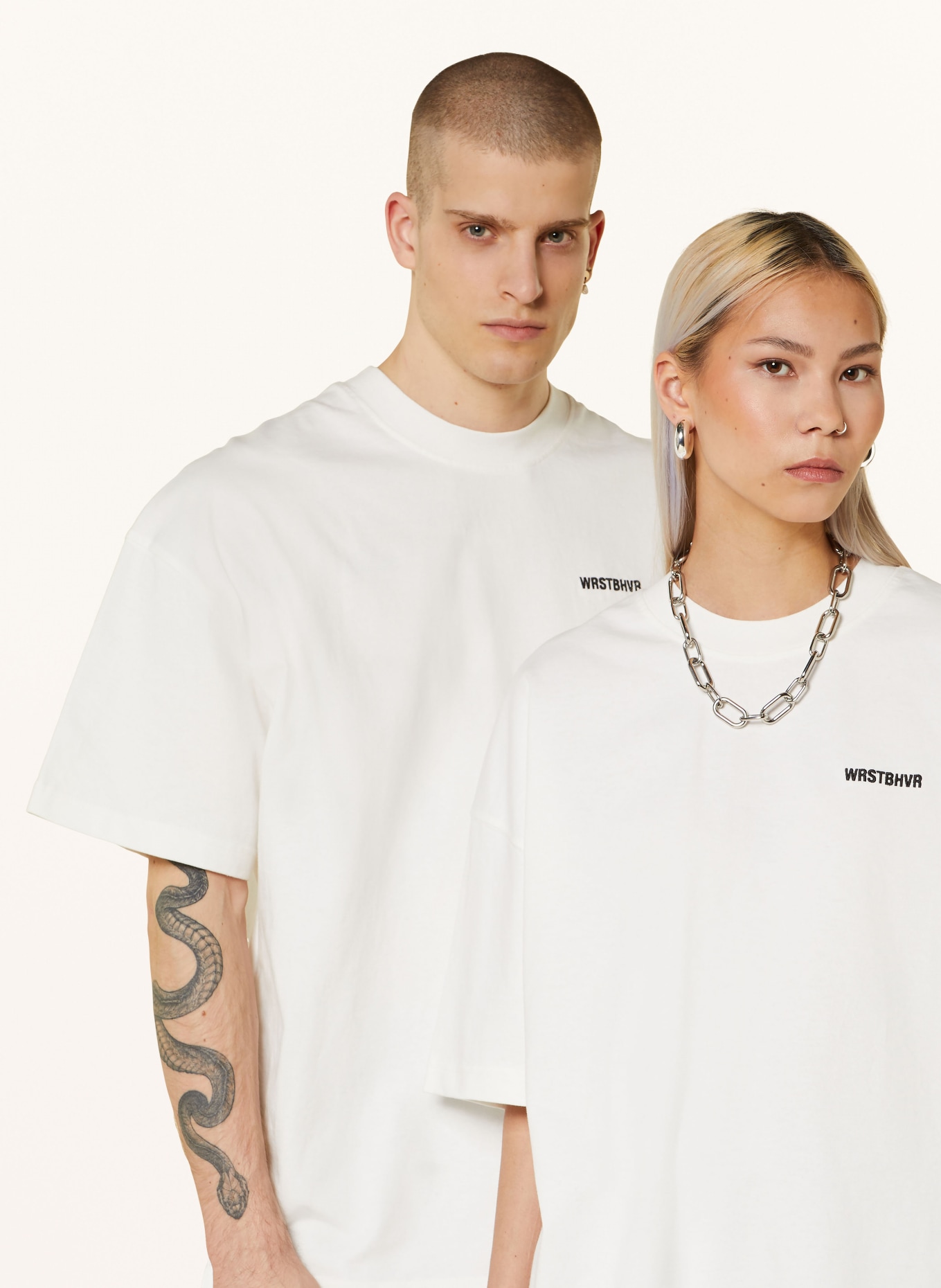 WRSTBHVR T-shirt DEJO, Color: WHITE (Image 4)
