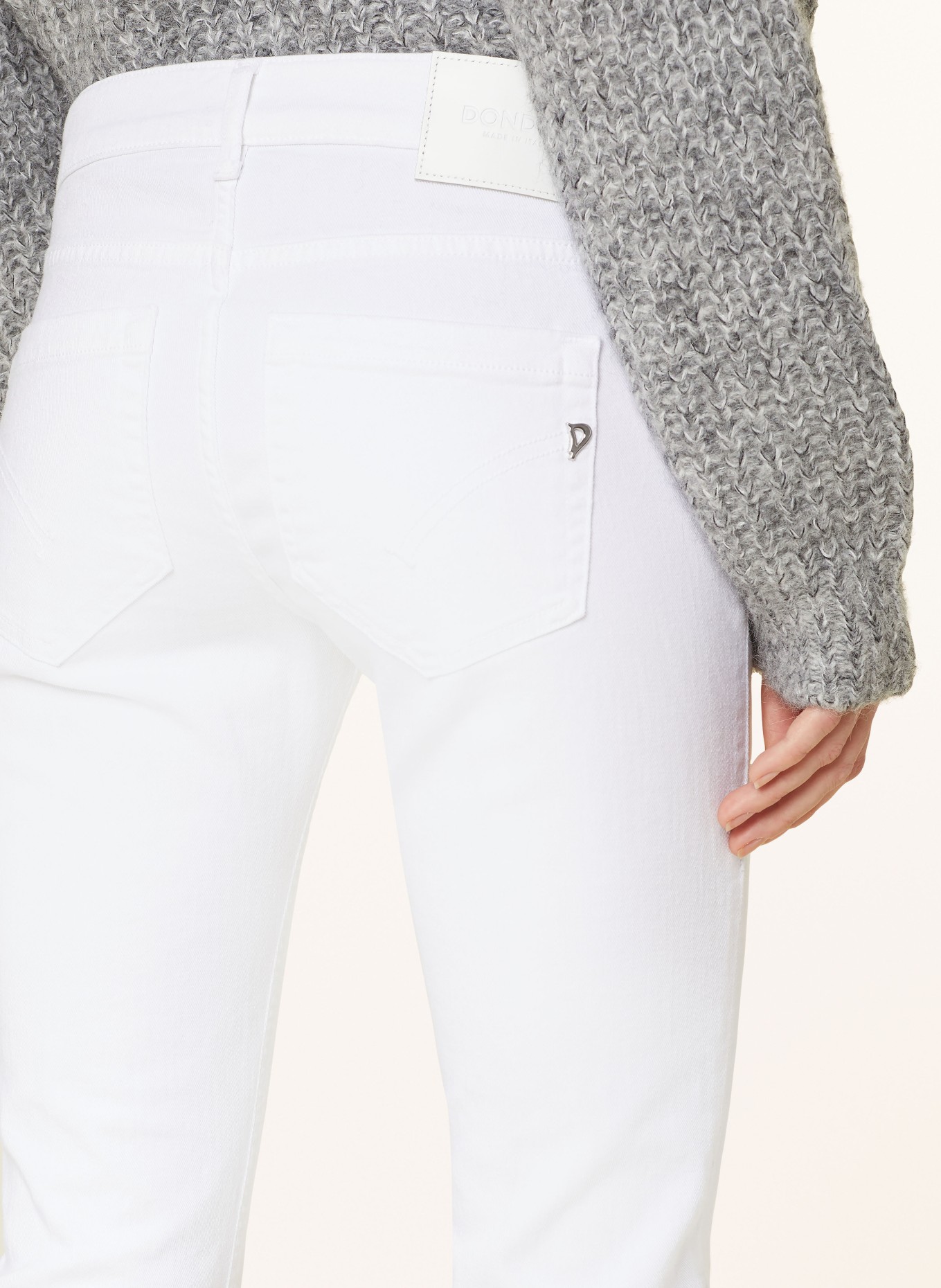 Dondup 7/8 jeans MONROE, Color: WHITE (Image 5)
