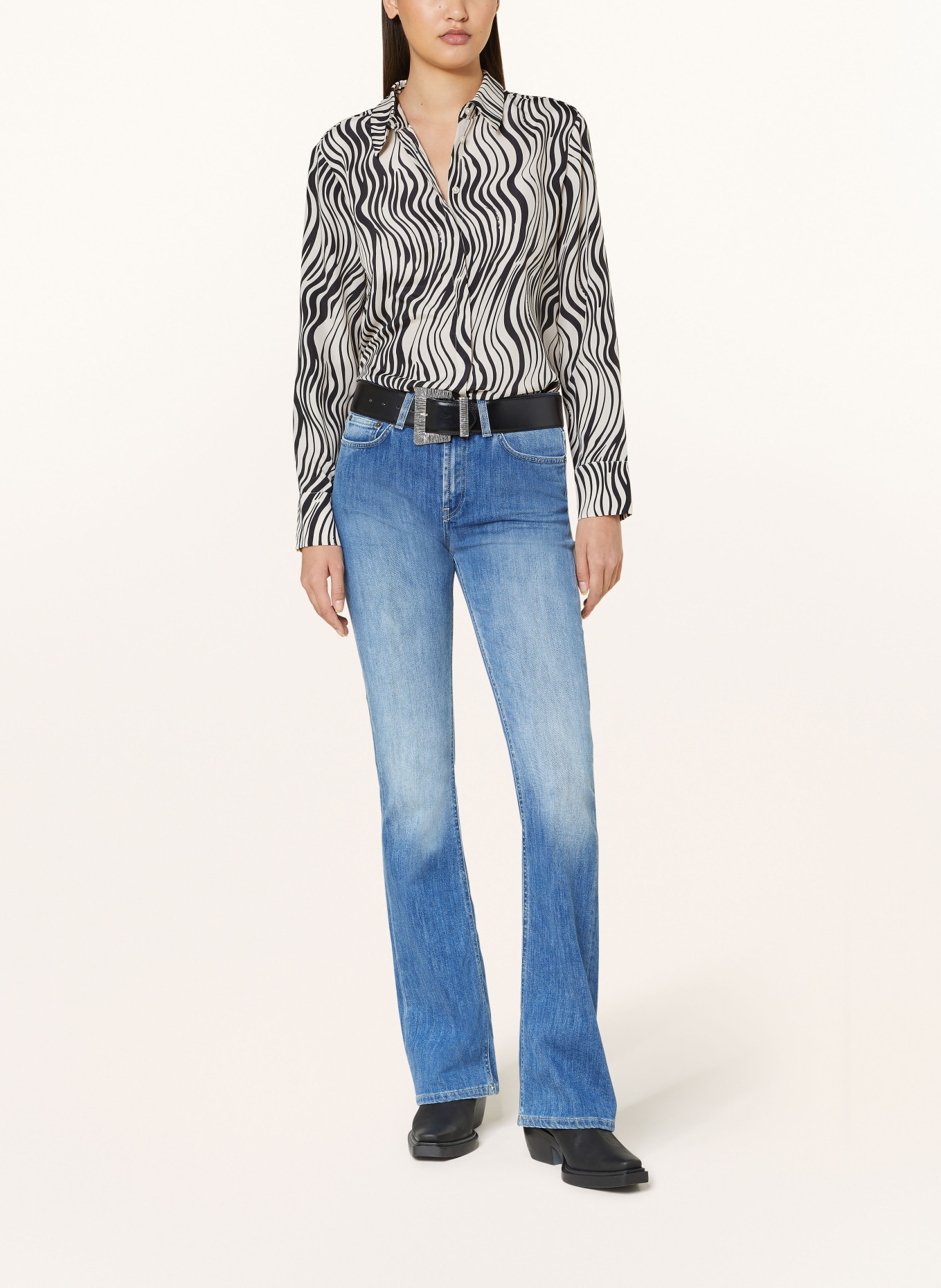 Dondup Flared Jeans NEW LOLA, Farbe: 800  hellblau (Bild 2)