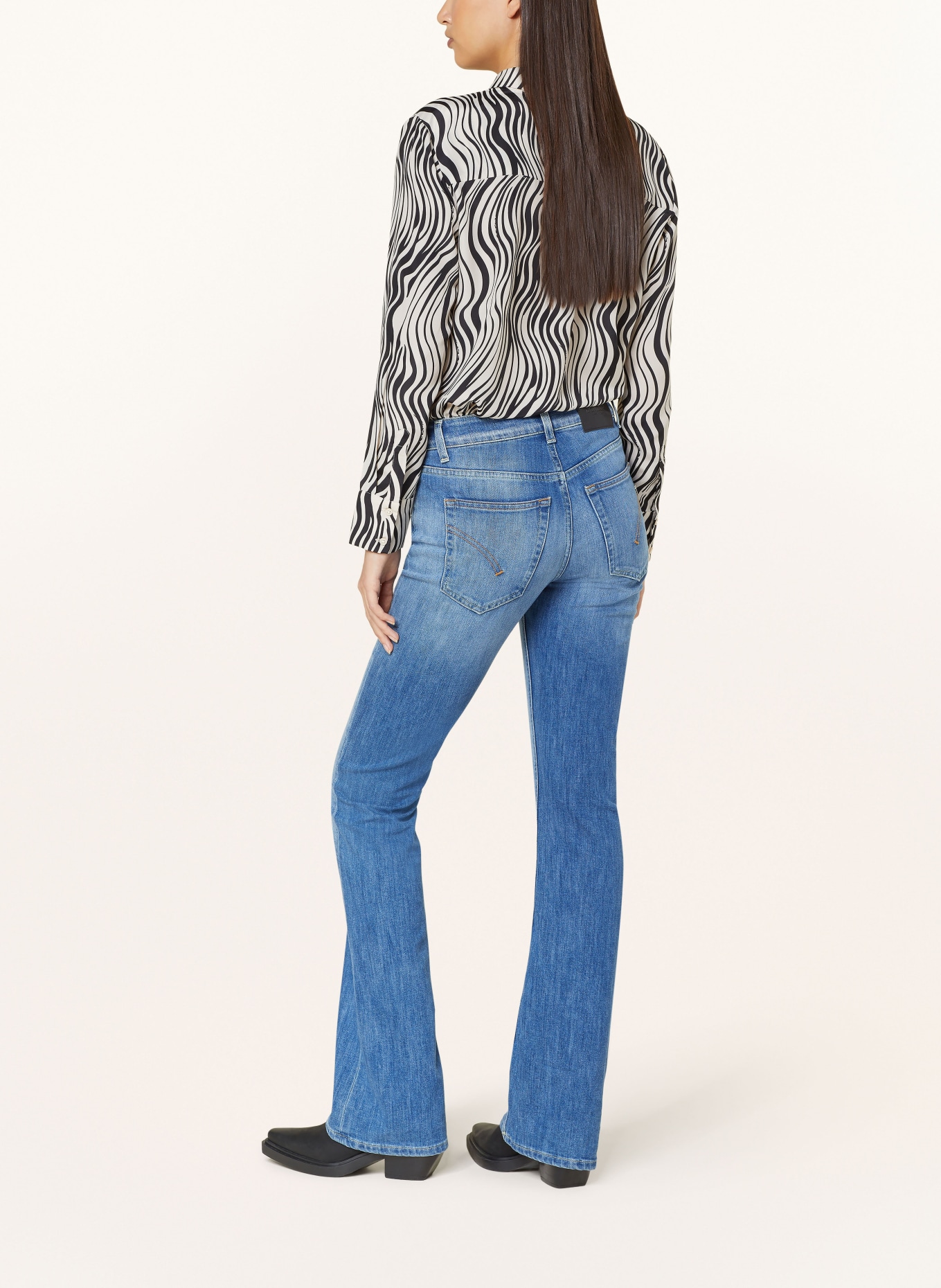 Dondup Flared jeans NEW LOLA, Color: 800  hellblau (Image 3)