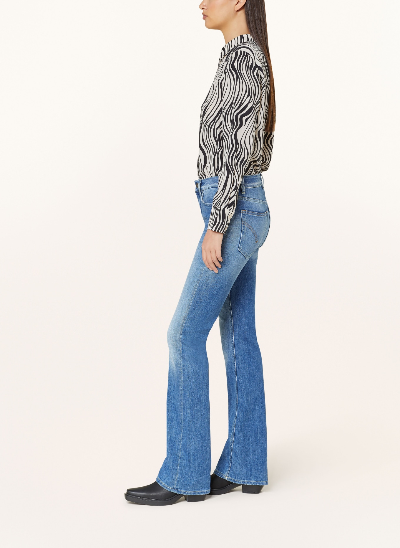Dondup Flared jeans NEW LOLA, Color: 800  hellblau (Image 4)