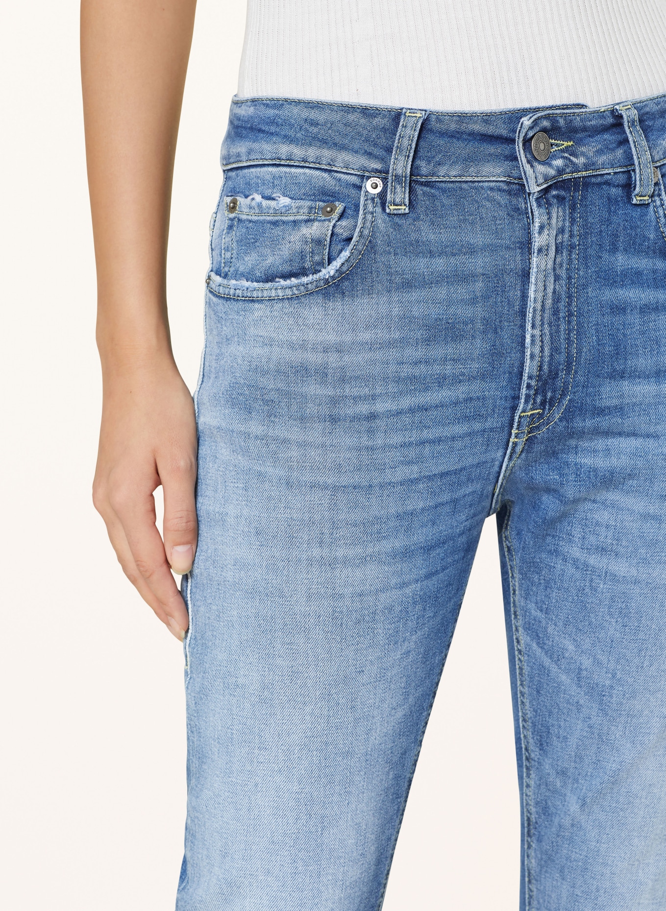 Dondup Boyfriend jeans MILA, Color: 800  hellblau (Image 5)