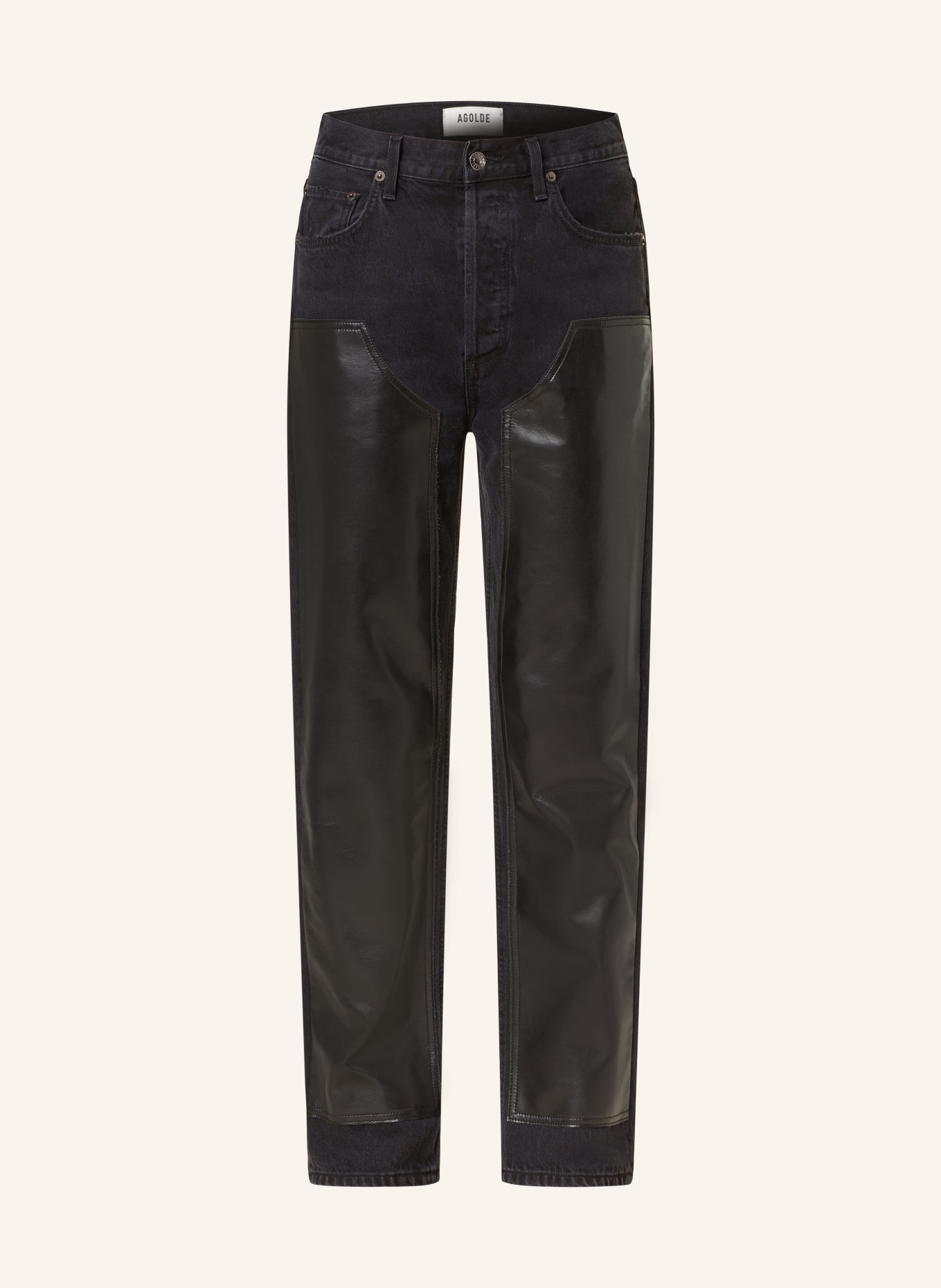 AGOLDE Straight Jeans RYDER, Farbe: ink/detox wshd blk w/ blk lr (Bild 1)