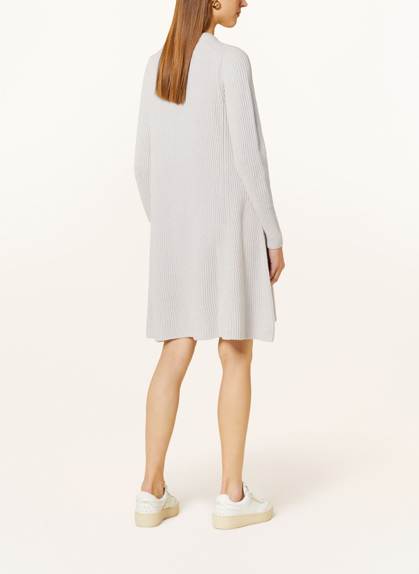 IRIS von ARNIM Knit dress MADELEINE in cashmere, Color: LIGHT GRAY (Image 3)