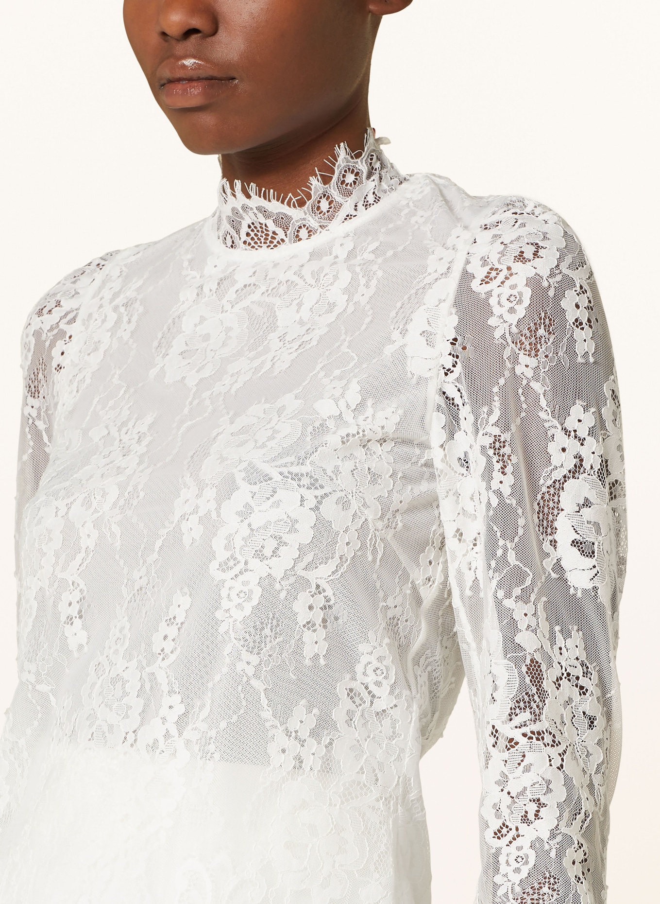 IVY OAK Shirt blouse BRIHANNA made of lace, Color: WHITE (Image 4)