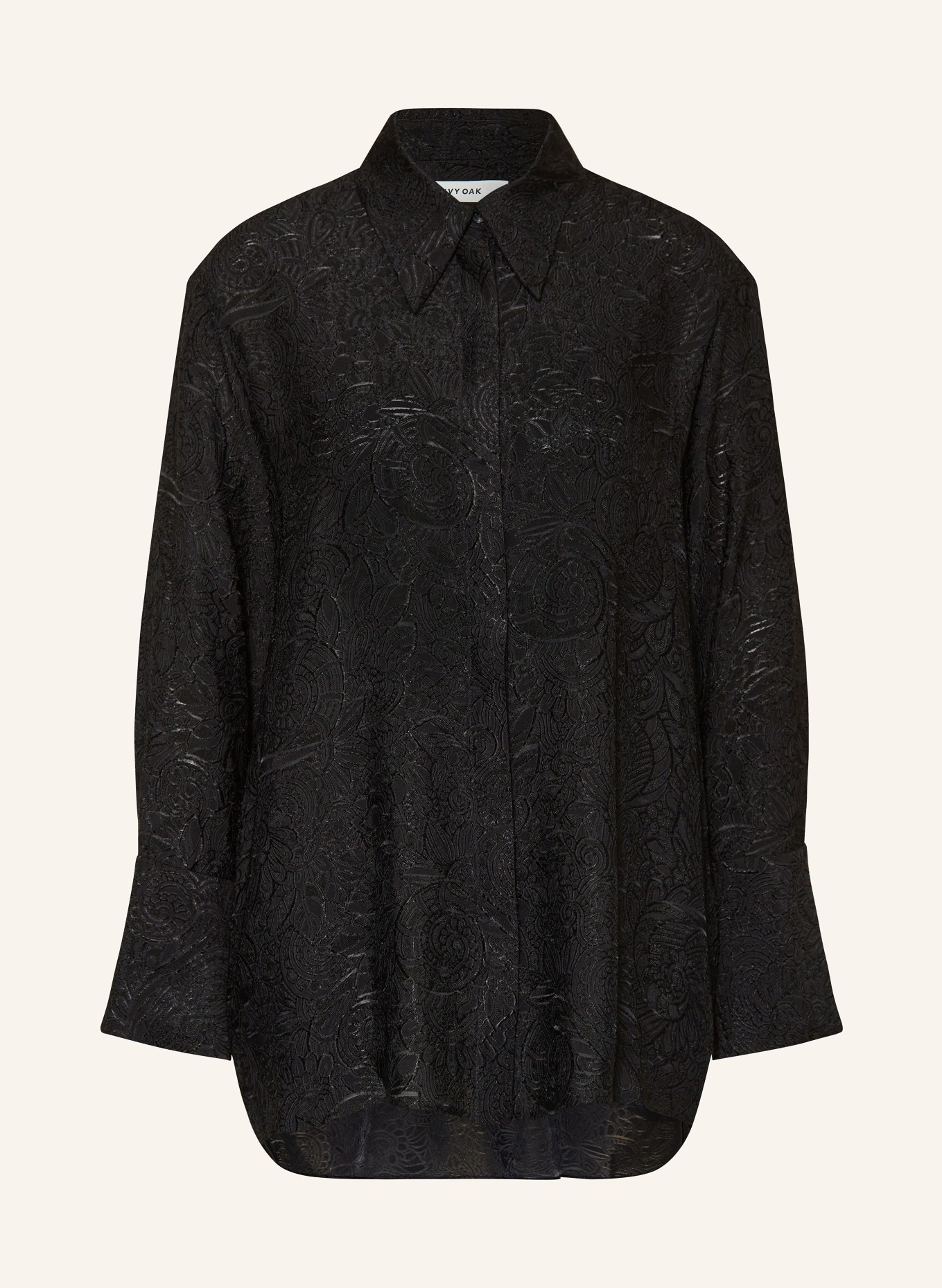 IVY OAK Shirt blouse ELVIE, Color: BLACK (Image 1)