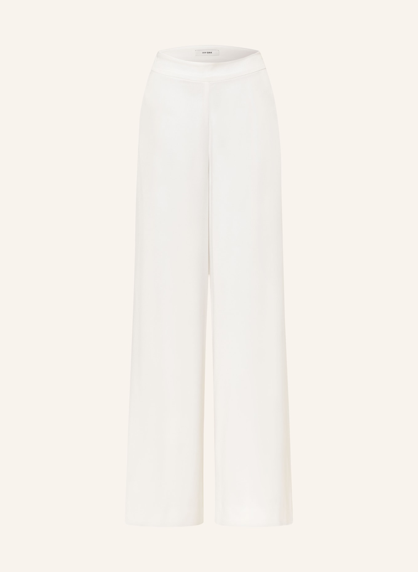 IVY OAK Wide leg trousers PETUNIA, Color: WHITE (Image 1)