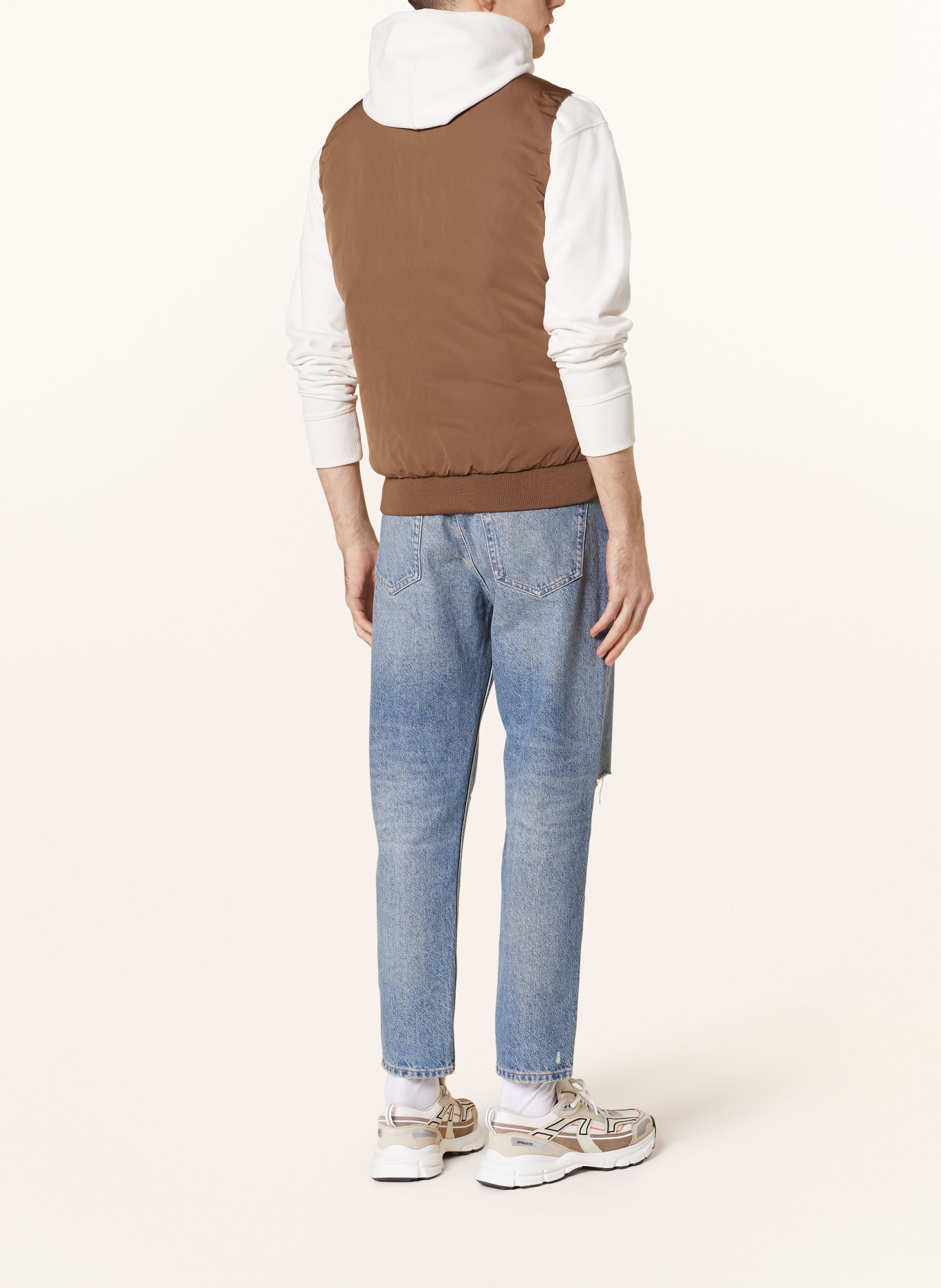 REPLAY Quilted vest, Color: COGNAC (Image 3)