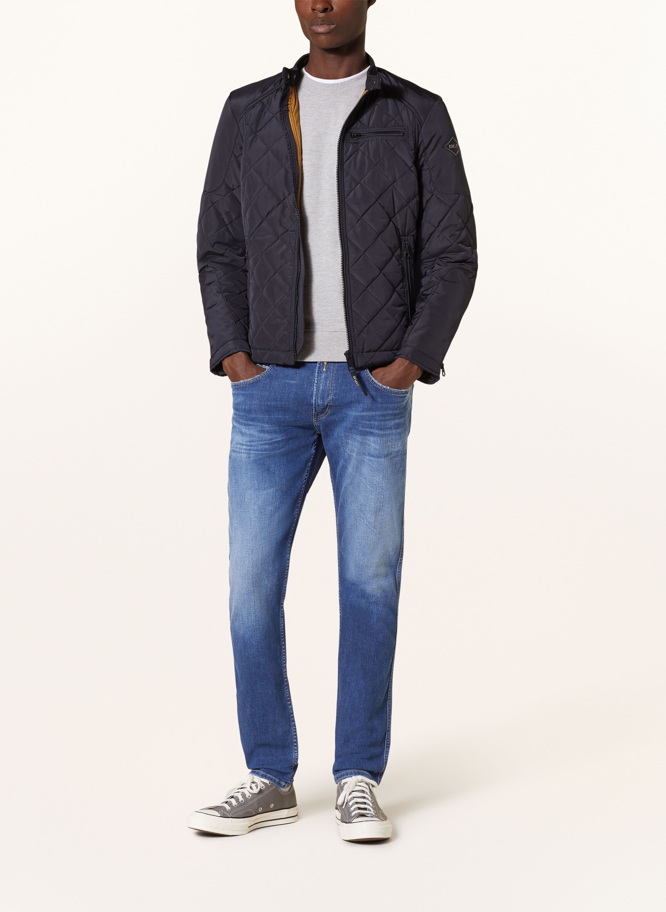 REPLAY Jeans slim fit, Color: 007 DARK BLUE (Image 2)
