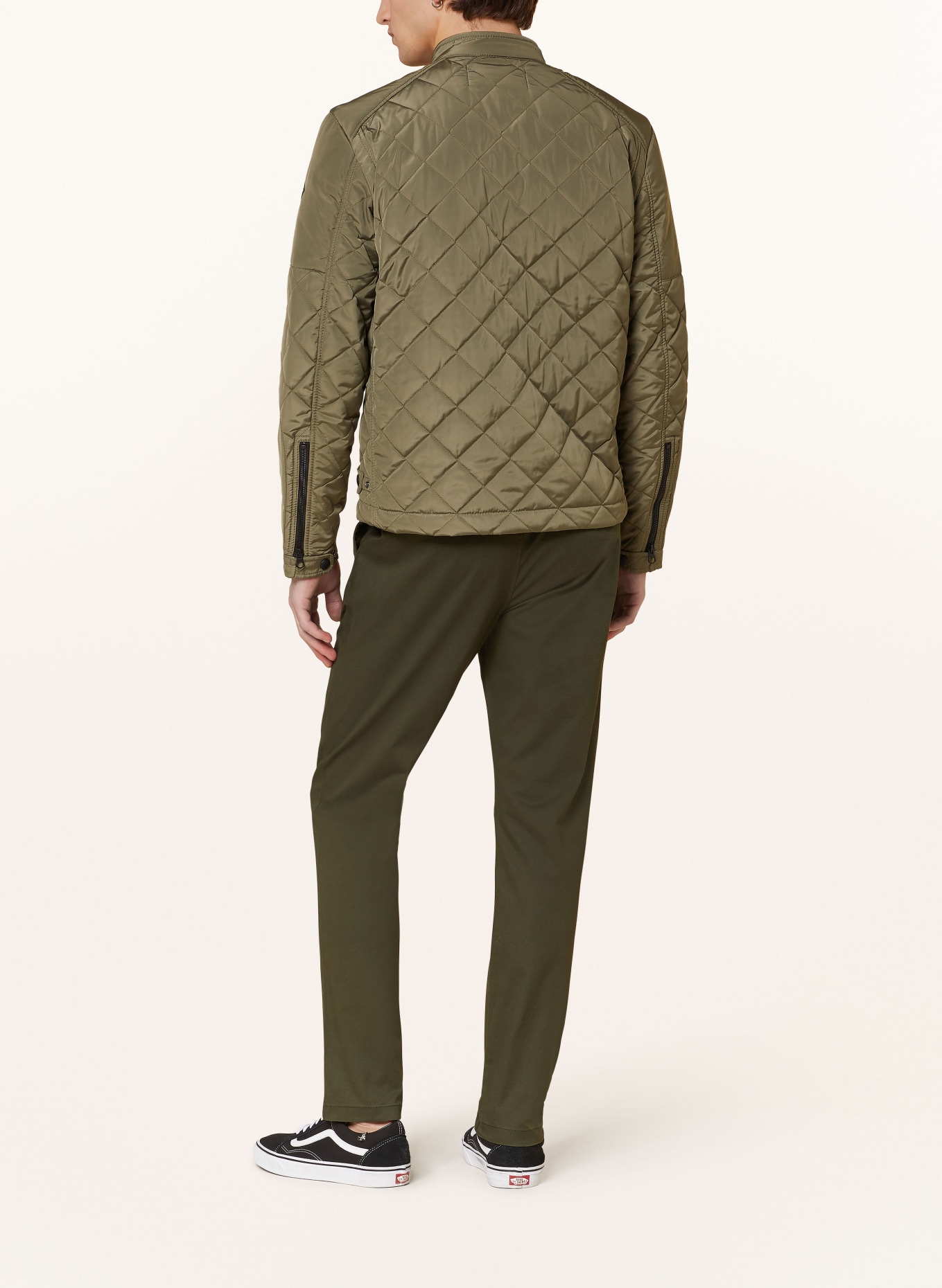 REPLAY Quilted jacket, Color: OLIVE (Image 3)