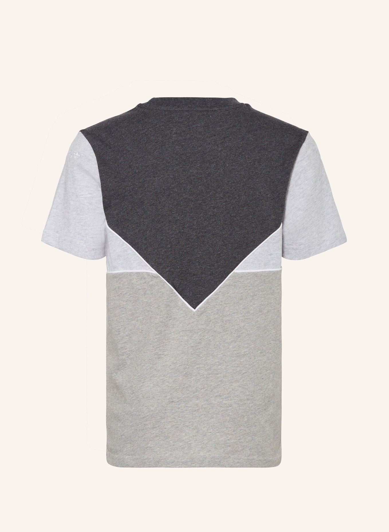 adidas Originals T-Shirt, Farbe: DUNKELGRAU/ HELLGRAU (Bild 2)
