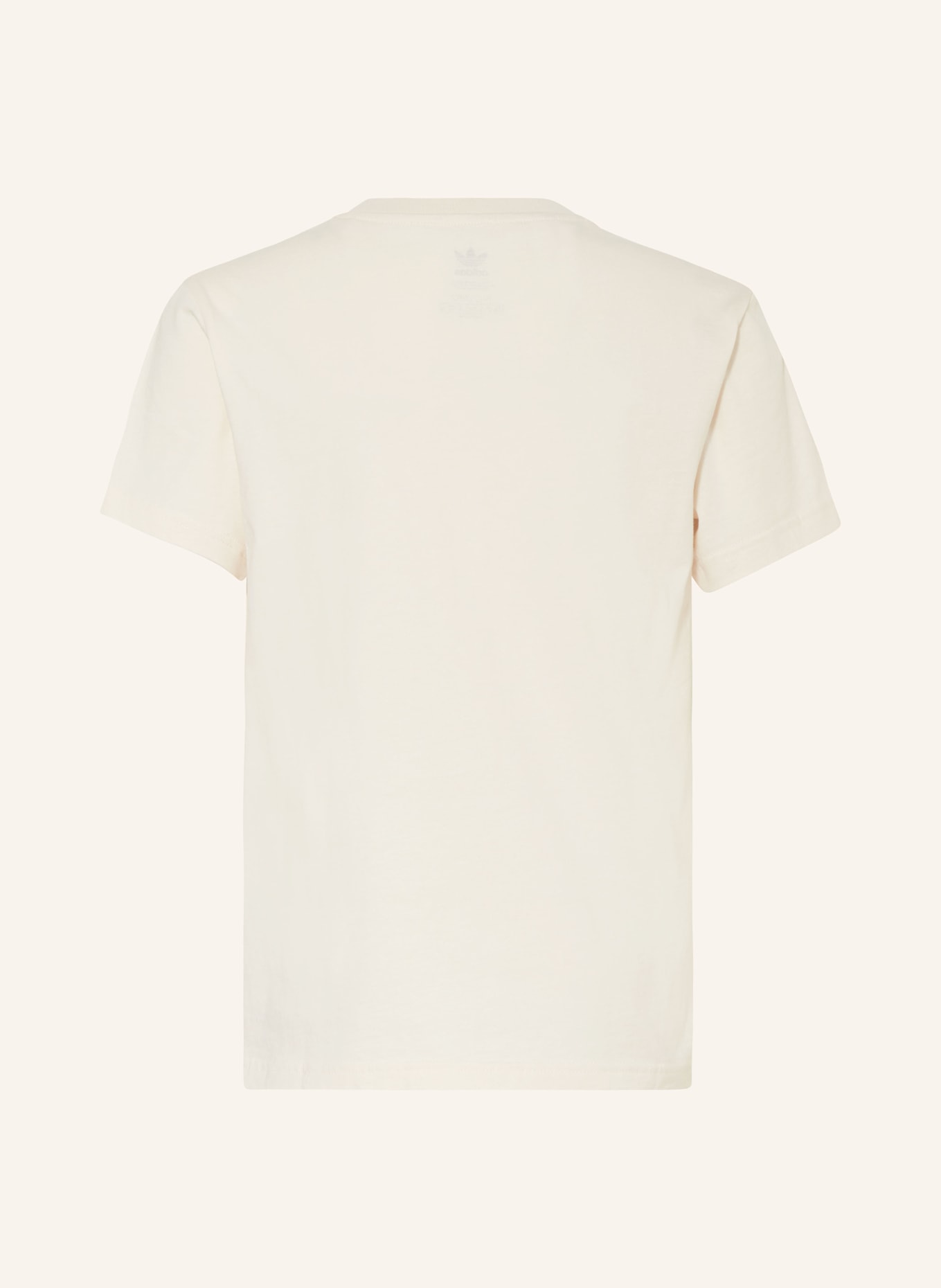 adidas Originals T-shirt TREFOIL, Kolor: KREMOWY/ JASNOCZARY (Obrazek 2)