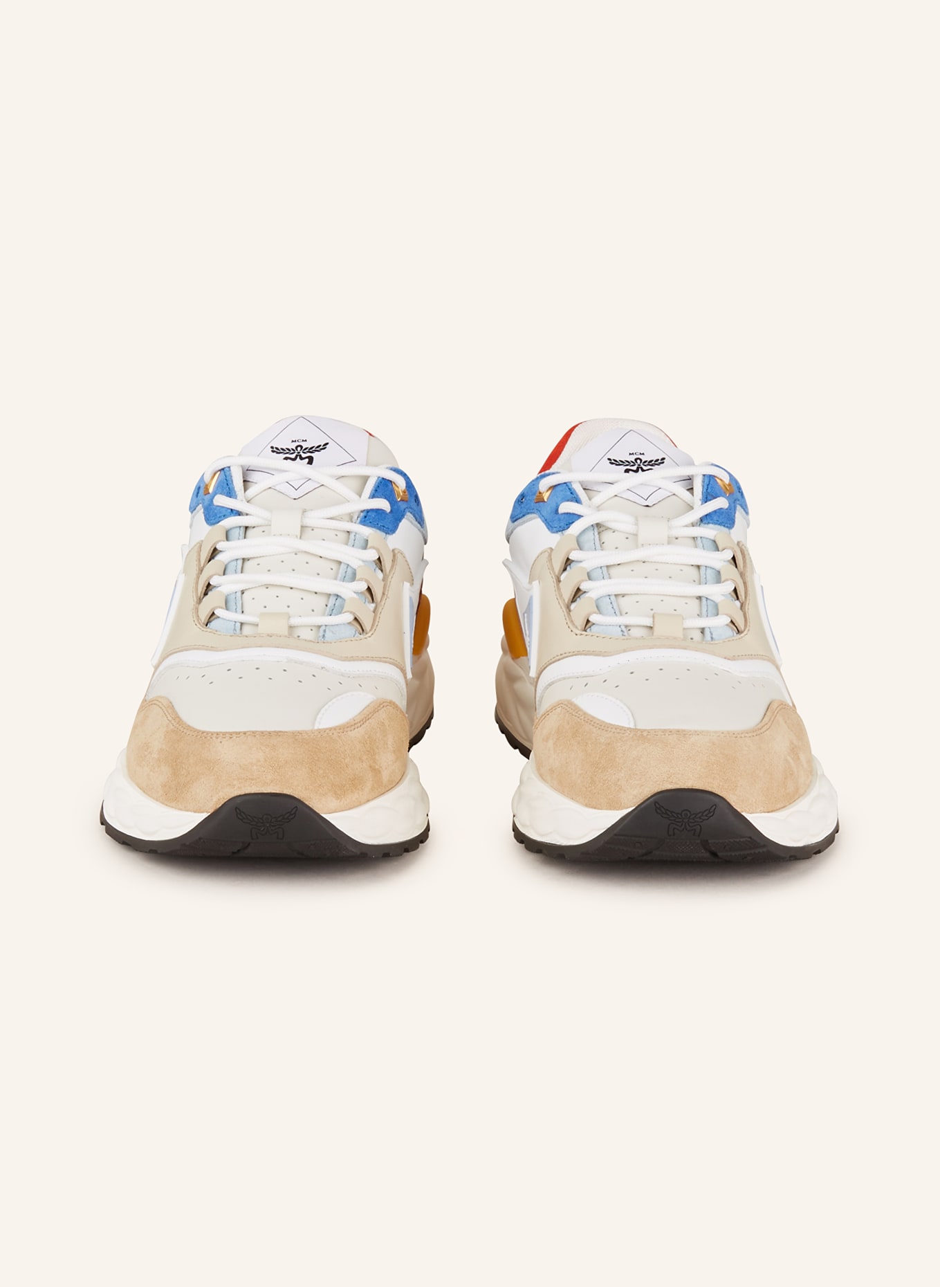MCM Sneaker SKYWANDER, Farbe: BEIGE/ ALTROSA/ BLAU (Bild 3)