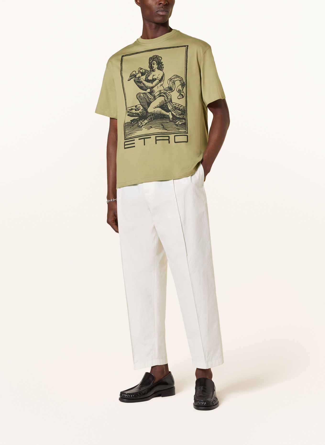 ETRO T-shirt, Kolor: KHAKI (Obrazek 2)
