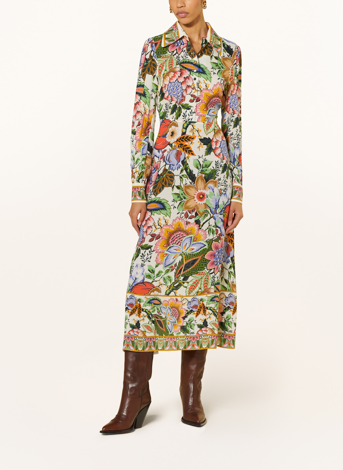 ETRO Dress, Color: CREAM/ GREEN/ RED (Image 2)