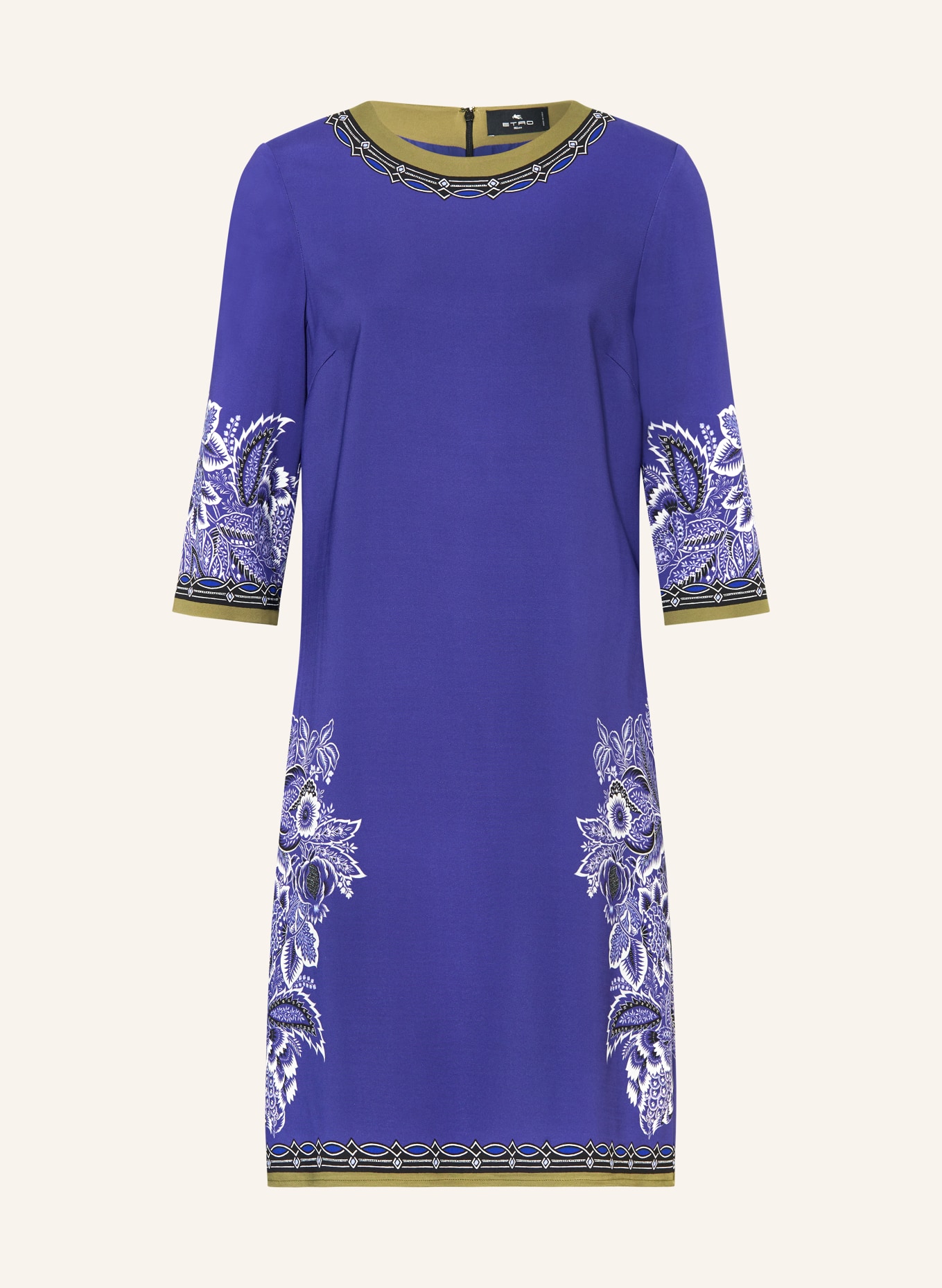 ETRO Dress with 3/4 sleeves, Color: BLUE/ BLACK/ WHITE (Image 1)