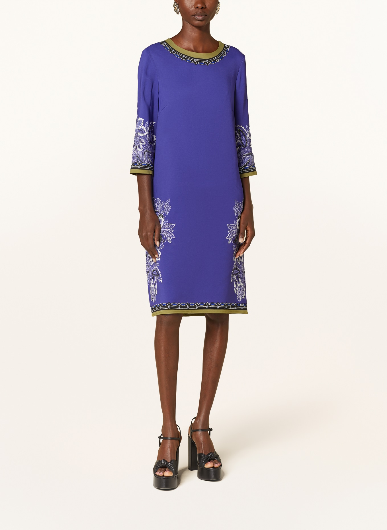 ETRO Dress with 3/4 sleeves, Color: BLUE/ BLACK/ WHITE (Image 2)