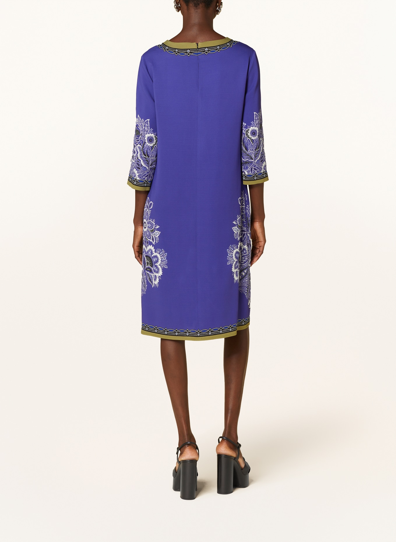 ETRO Dress with 3/4 sleeves, Color: BLUE/ BLACK/ WHITE (Image 3)