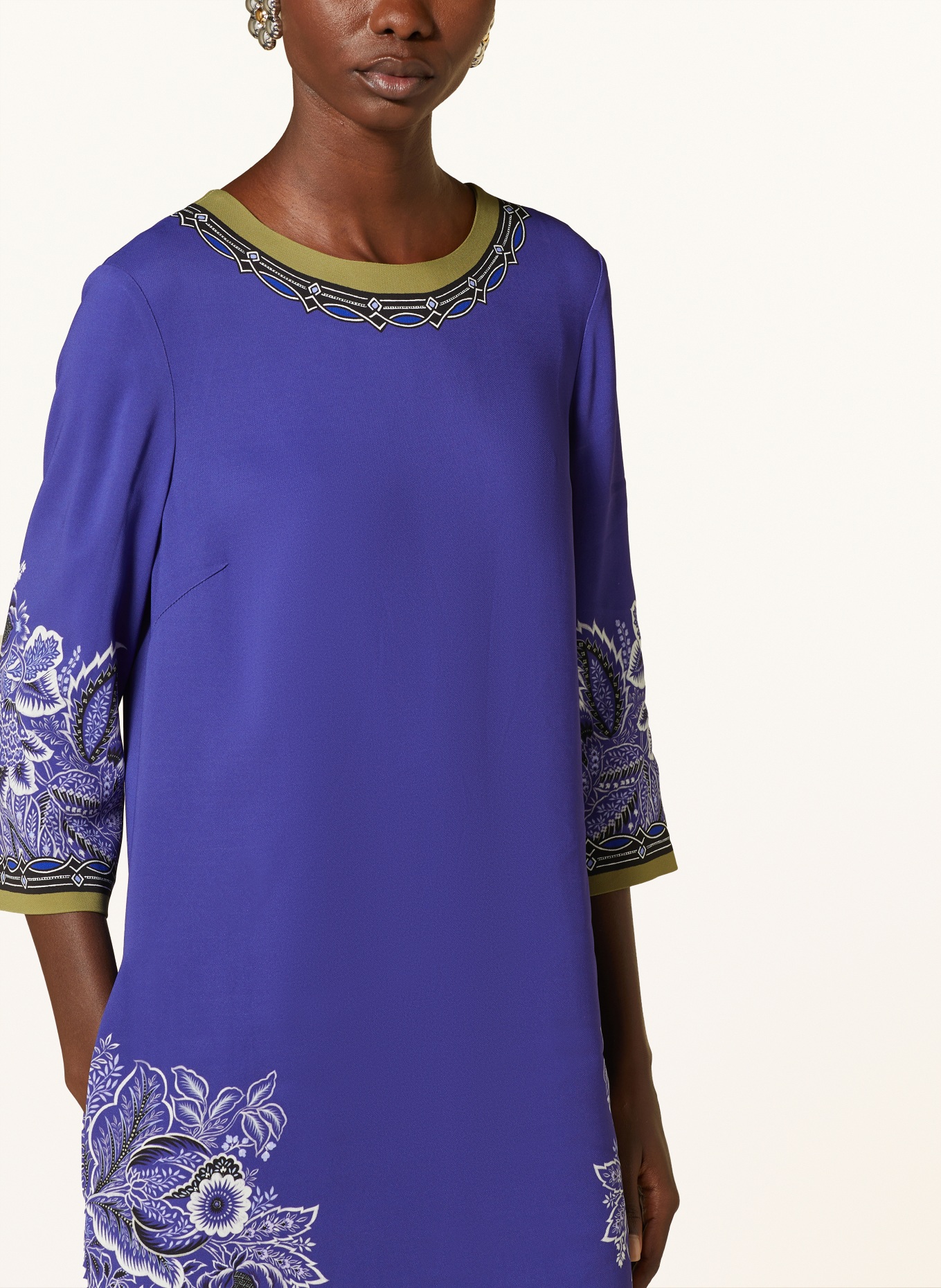 ETRO Dress with 3/4 sleeves, Color: BLUE/ BLACK/ WHITE (Image 4)