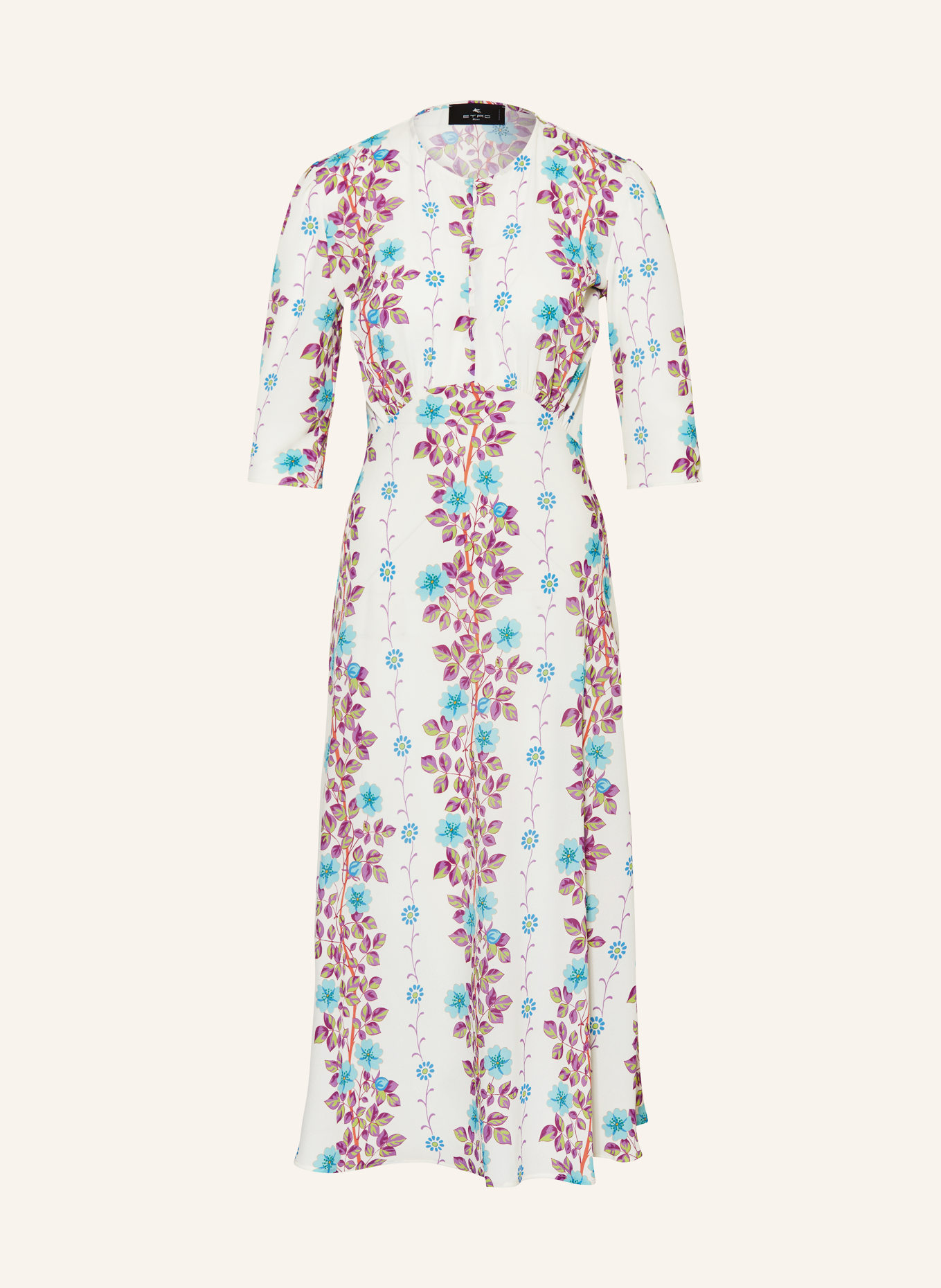 ETRO Dress, Color: WHITE/ MINT/ PURPLE (Image 1)