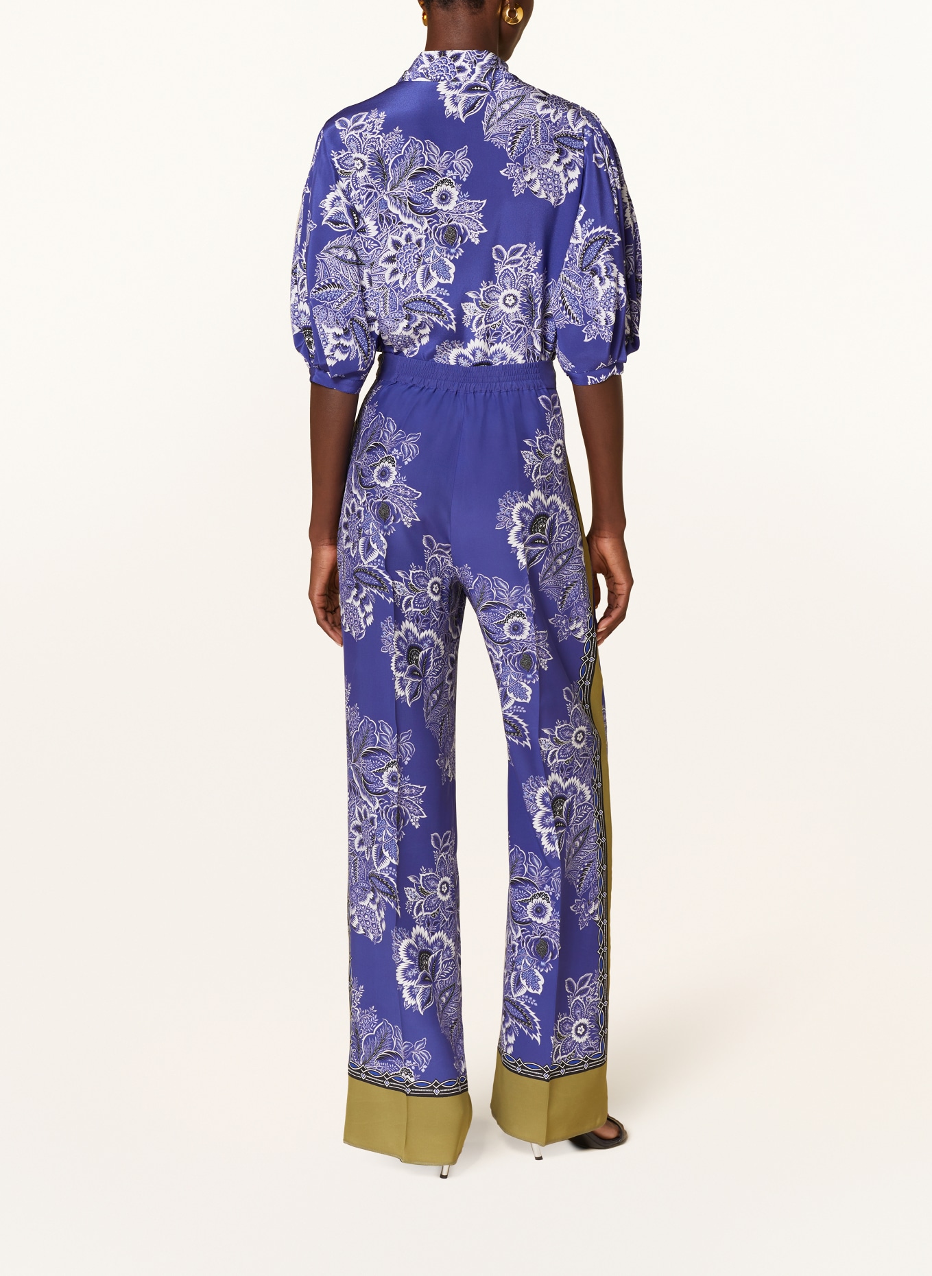 ETRO Shirt blouse in silk, Color: BLUE/ WHITE (Image 3)