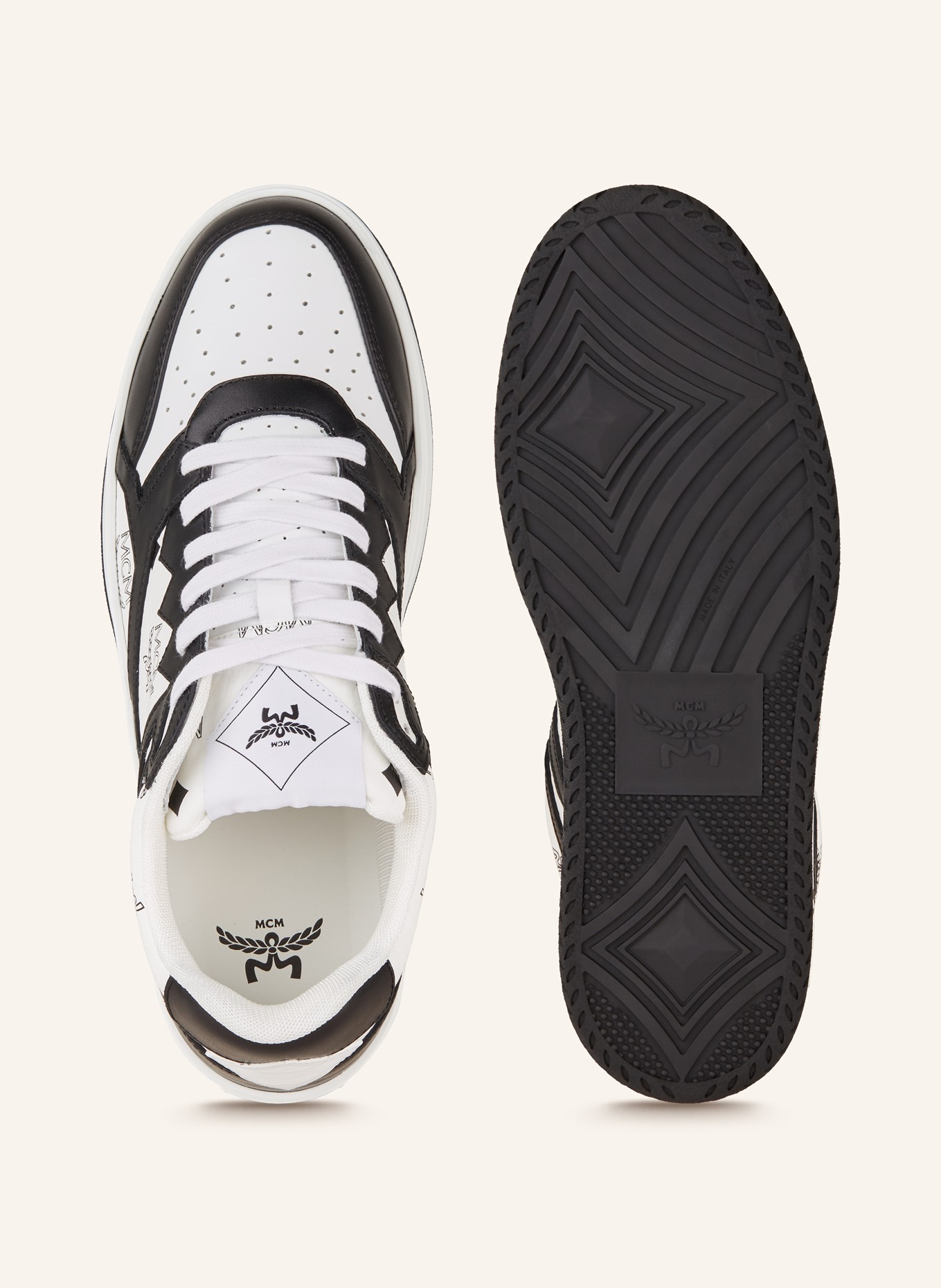 MCM Sneakersy NEO TERRAIN, Kolor: BW BLACK & WHITE (Obrazek 5)