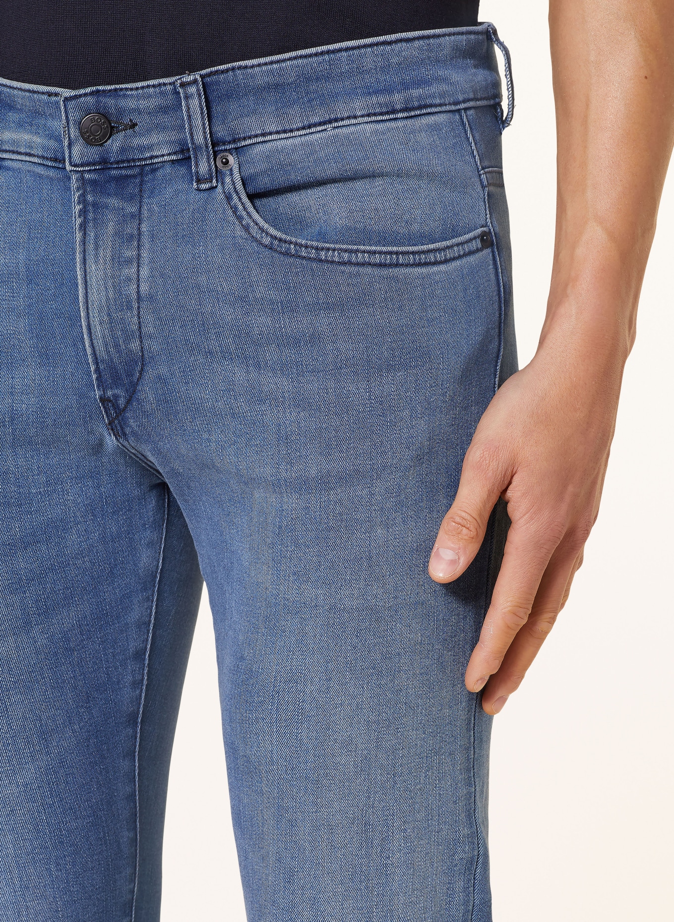BOSS Jeans DELAWARE Slim Fit, Farbe: 424 MEDIUM BLUE (Bild 5)