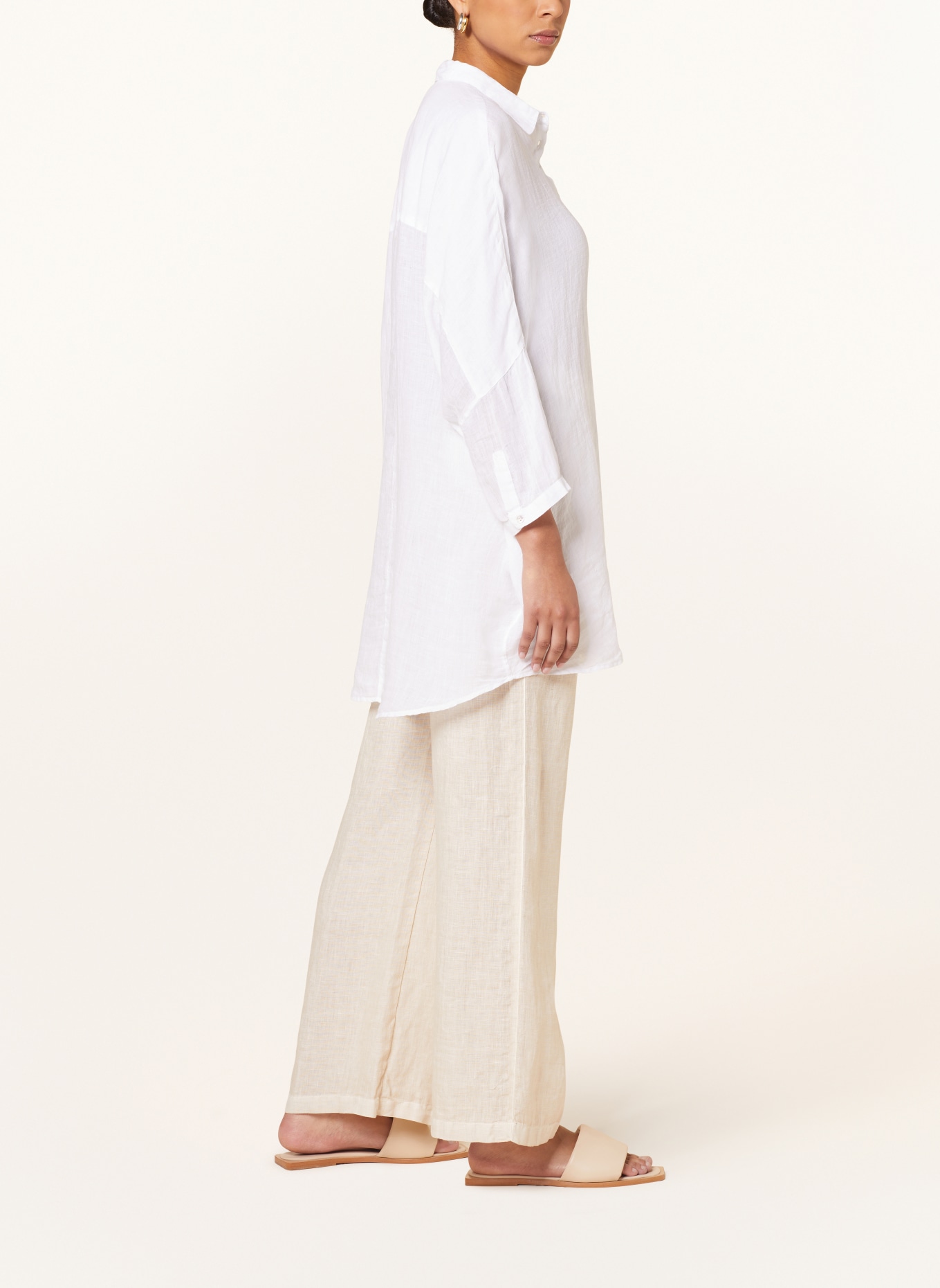 120%lino Linen trousers, Color: BEIGE (Image 4)