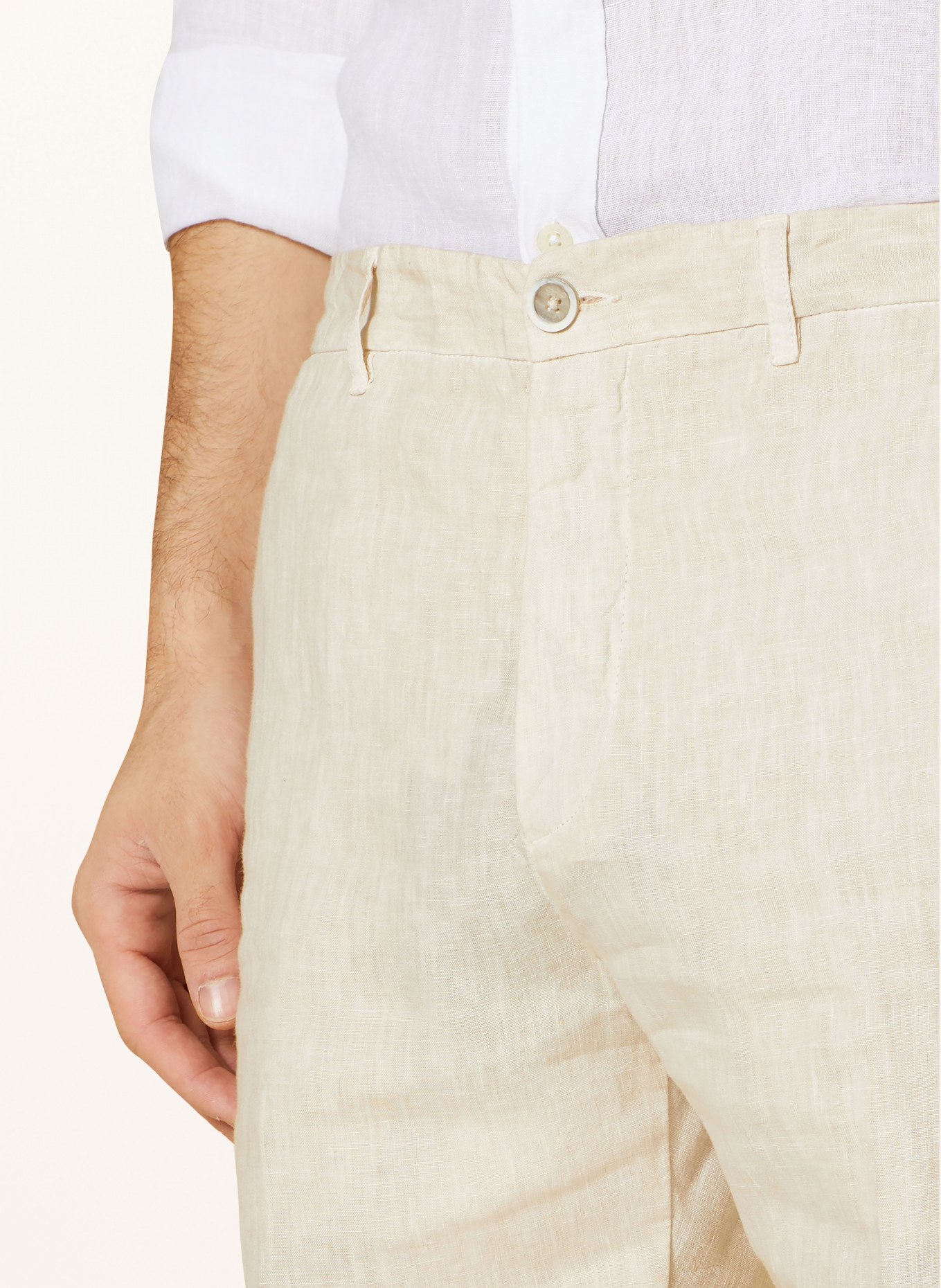 120%lino Linen shorts, Color: ECRU (Image 5)
