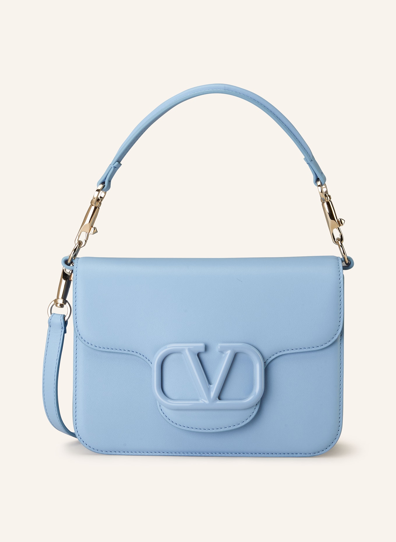 VALENTINO GARAVANI Crossbody bag LOCÒ, Color: LIGHT BLUE (Image 1)