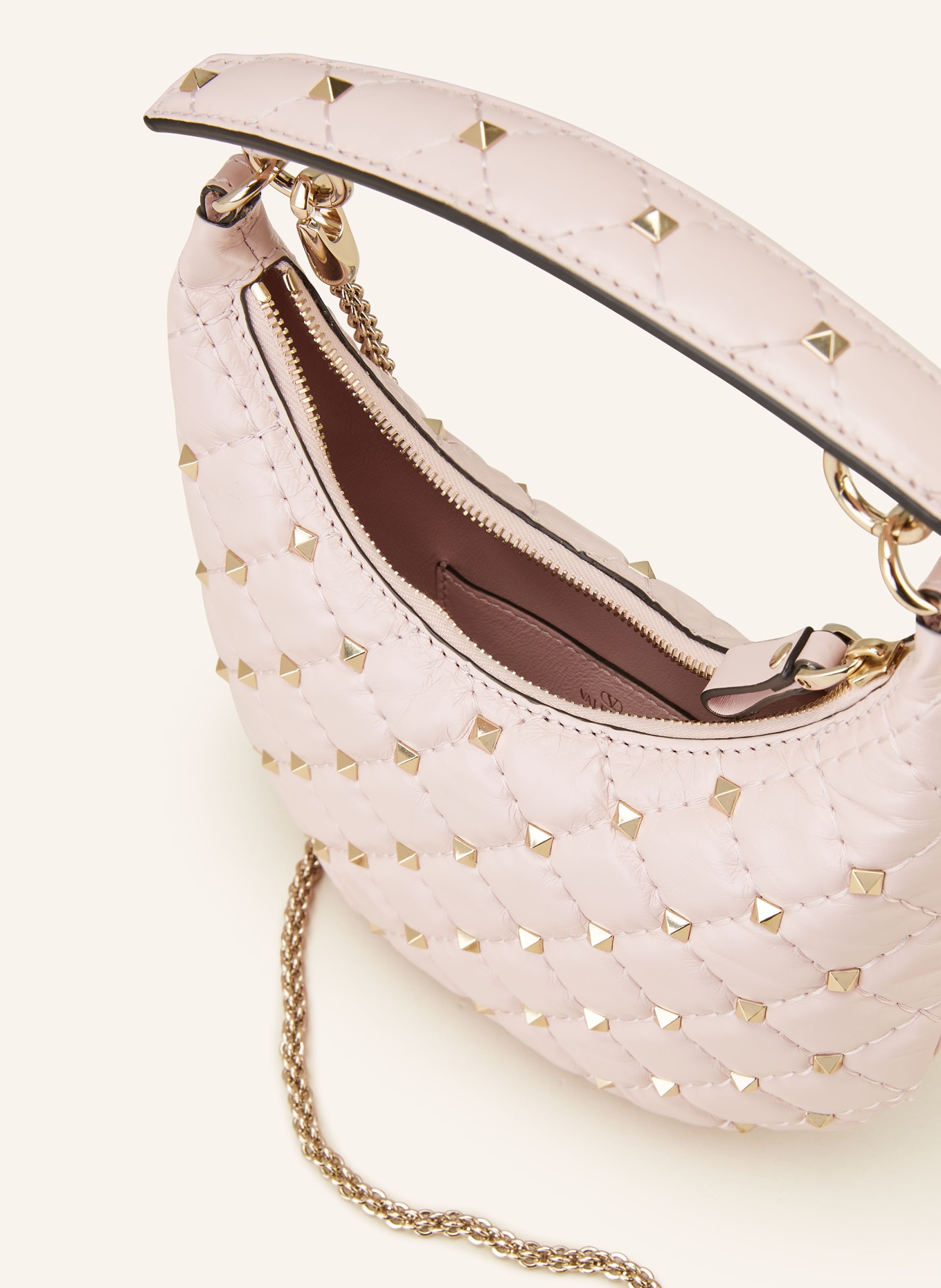 VALENTINO GARAVANI Handbag ROCKSTUD SPIKE, Color: ROSE/ GOLD (Image 3)