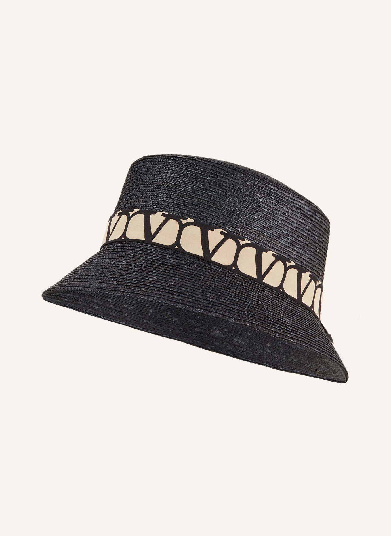 VALENTINO GARAVANI Straw hat, Color: BLACK (Image 1)