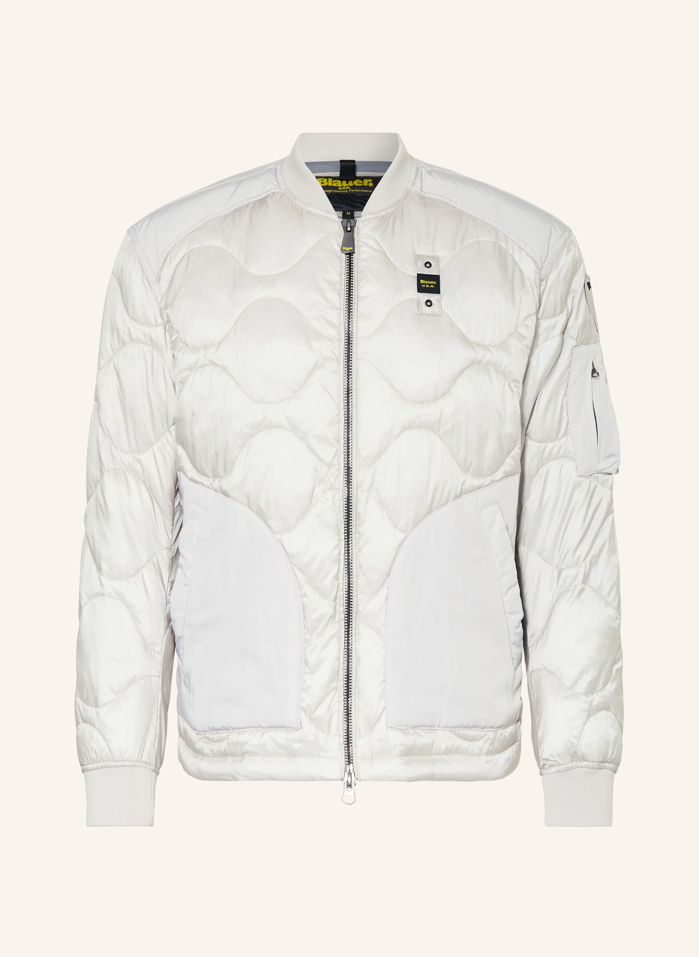 Blauer Quilted jacket, Color: LIGHT GRAY (Image 1)