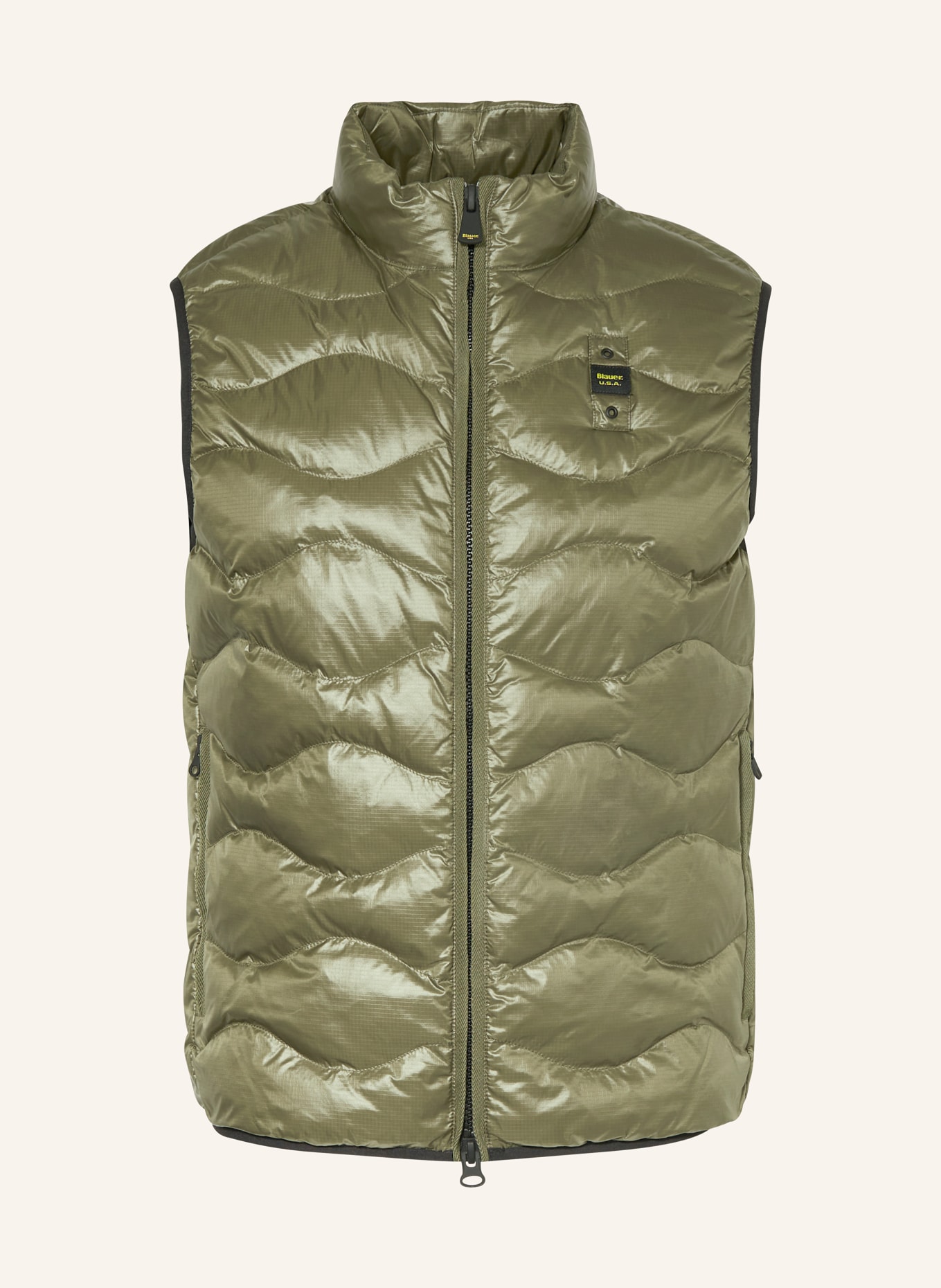 Blauer Quilted vest with DUPONT™ SORONA® insulation, Color: OLIVE (Image 1)