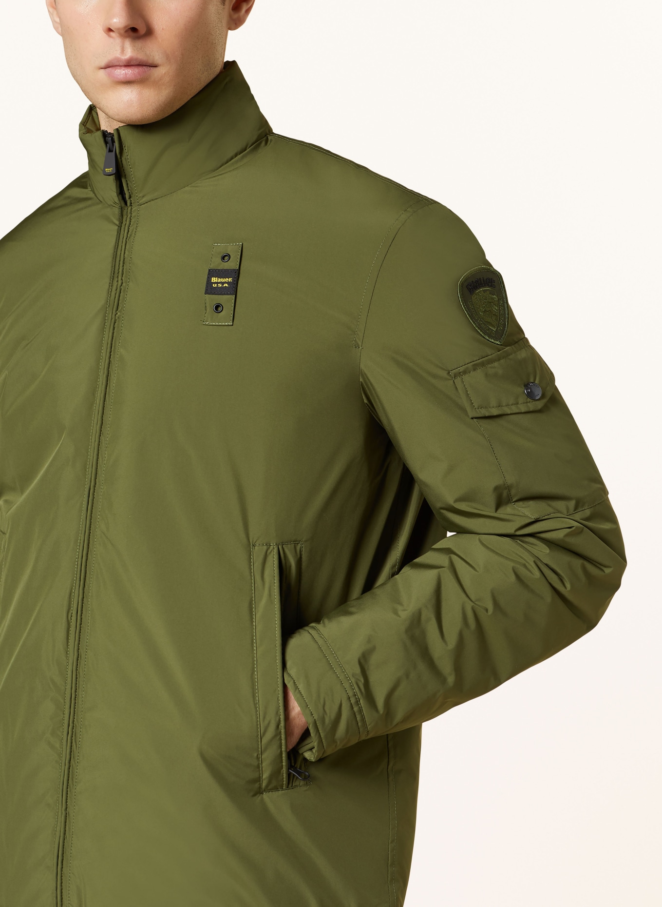 Blauer Overshirt, Color: GREEN (Image 4)