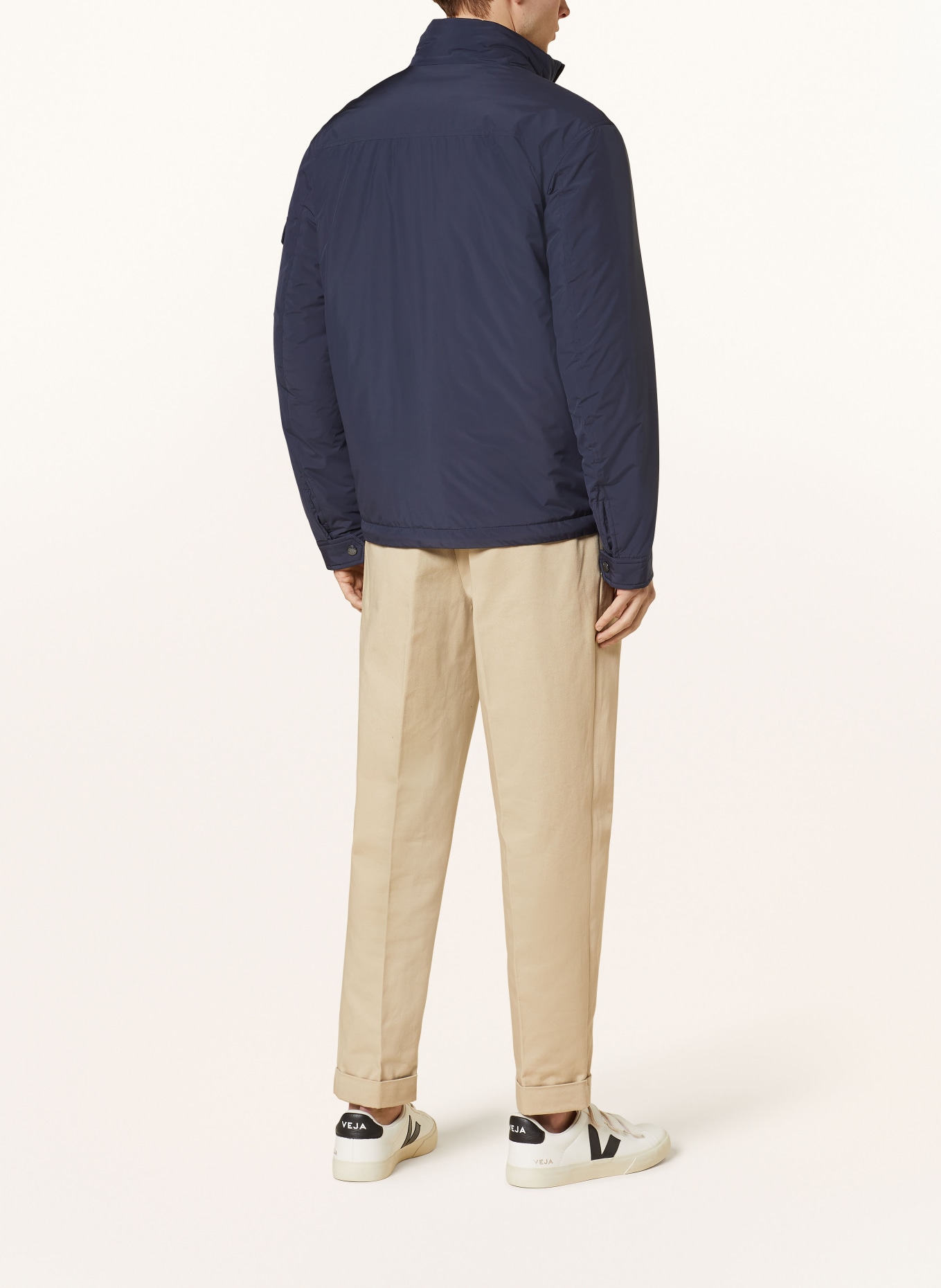 Blauer Overjacket: DUNKELBLAU