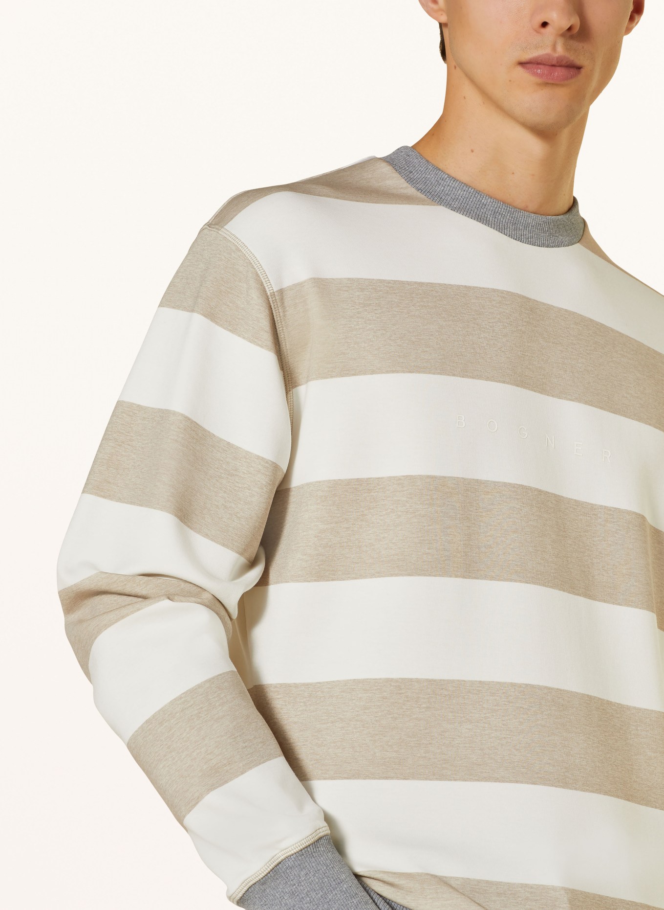 BOGNER Sweatshirt HANJO, Farbe: CREME/ BEIGE (Bild 4)