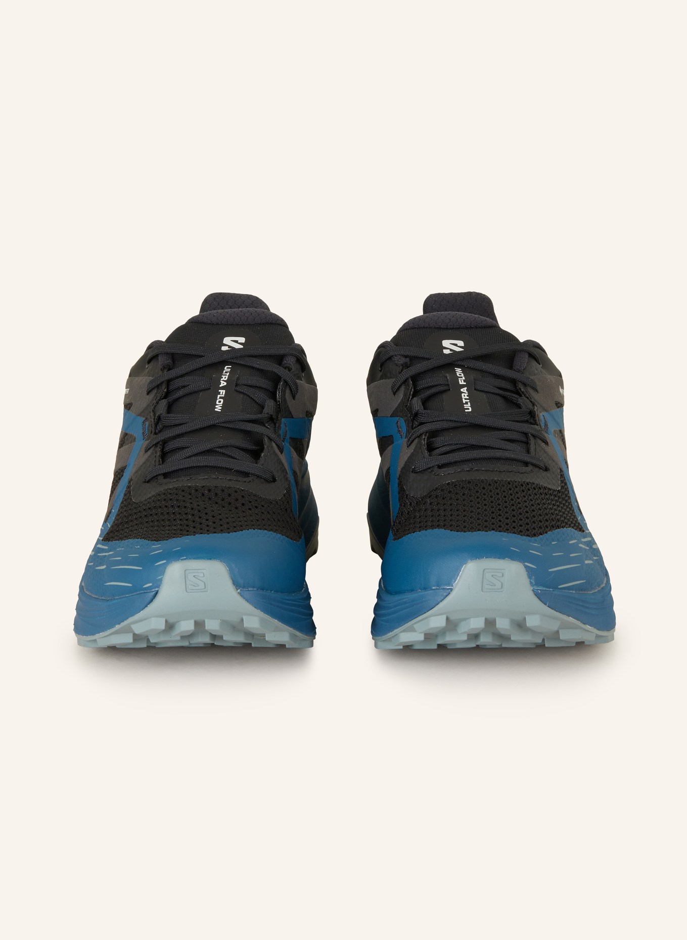 SALOMON Trail running shoes ULTRA FLOW GTX, Color: BLACK/ TEAL (Image 3)