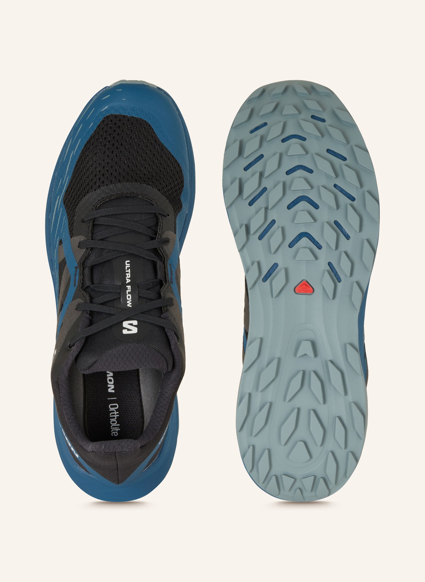 SALOMON Trail running shoes ULTRA FLOW GTX, Color: BLACK/ TEAL (Image 5)