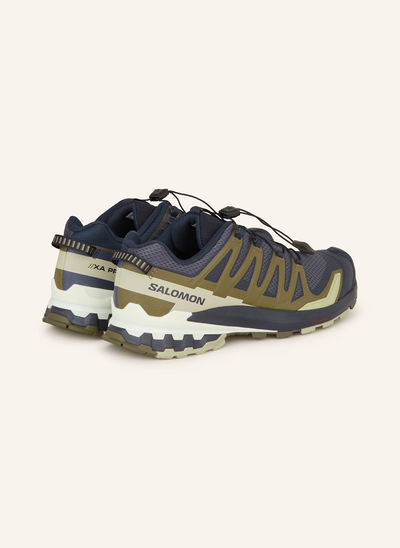 SALOMON Trekking shoes XA PRO 3D V9, Color: DARK BLUE/ OLIVE (Image 2)