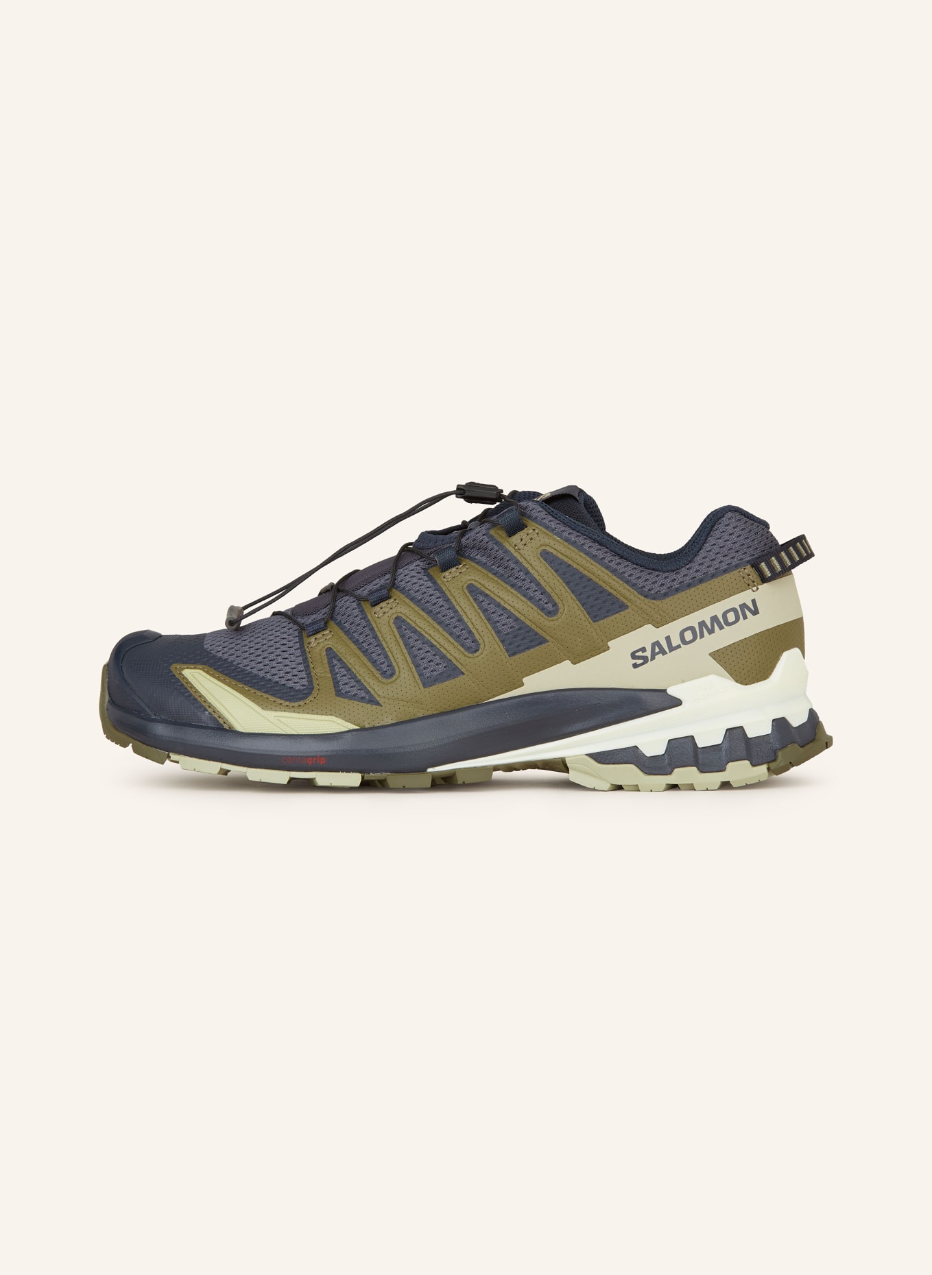 SALOMON Trekking shoes XA PRO 3D V9, Color: DARK BLUE/ OLIVE (Image 4)