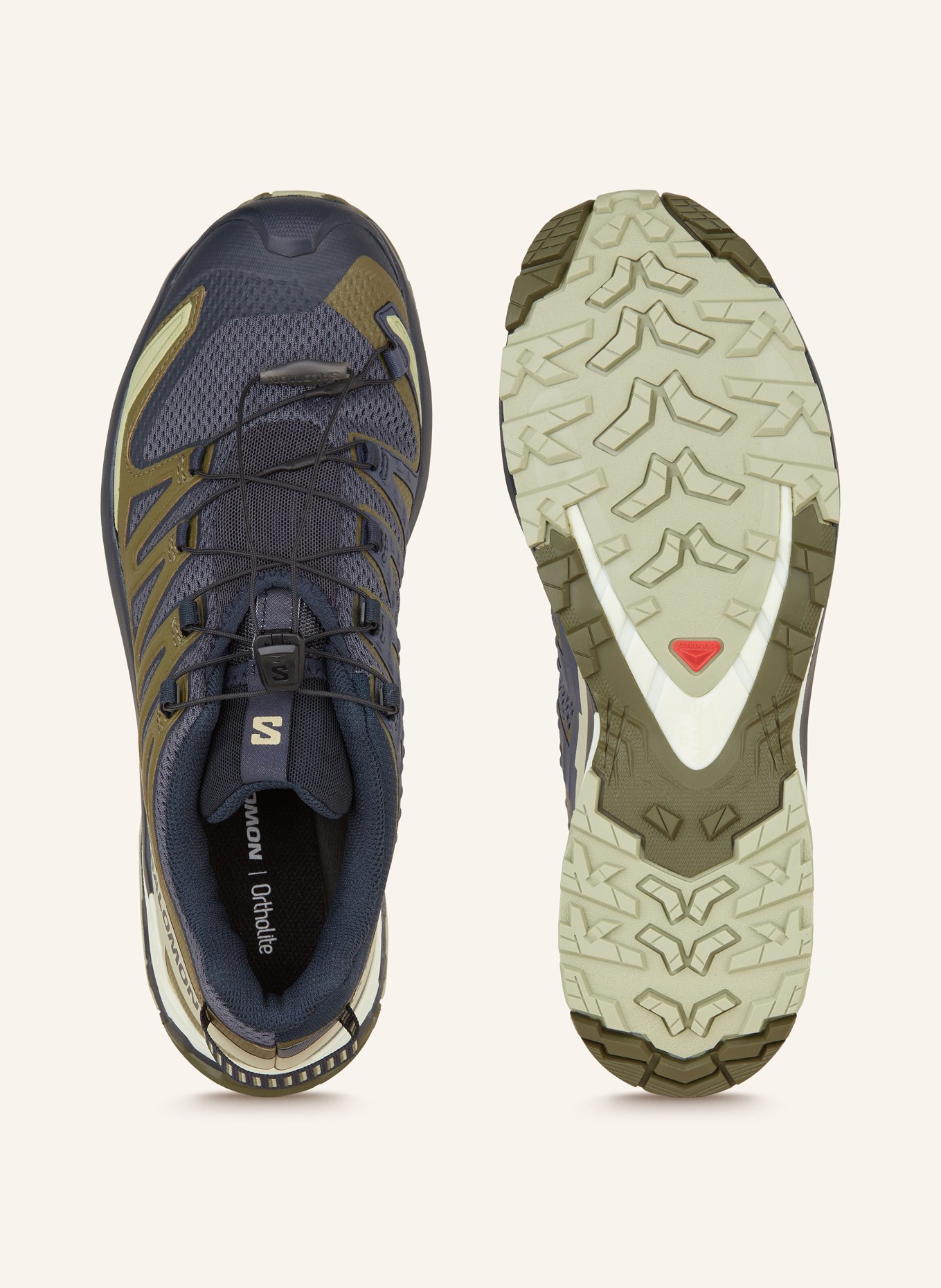 SALOMON Trekking shoes XA PRO 3D V9, Color: DARK BLUE/ OLIVE (Image 5)