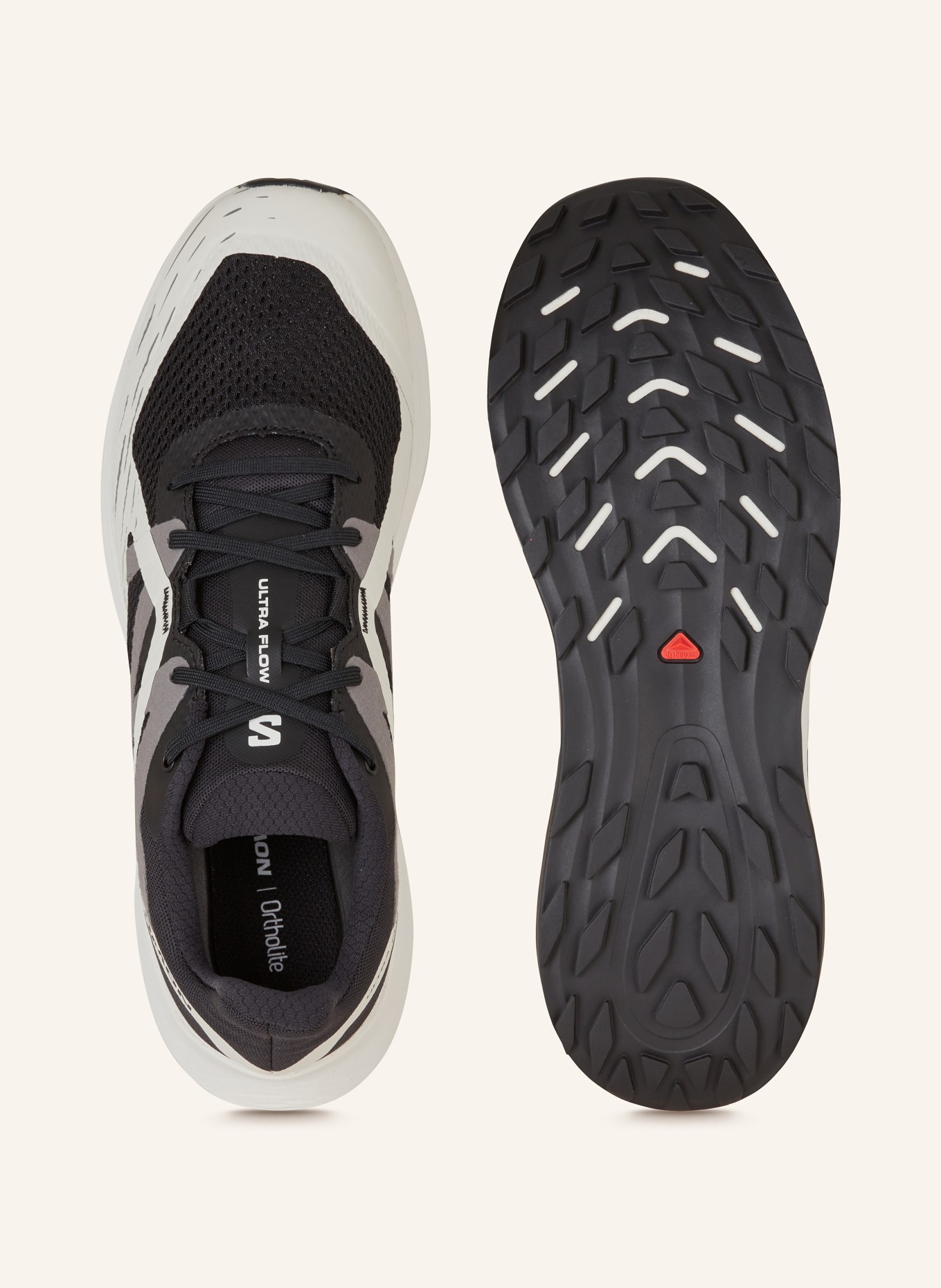 SALOMON Trail running shoes ULTRA FLOW, Color: BLACK/ GRAY/ LIGHT GRAY (Image 5)